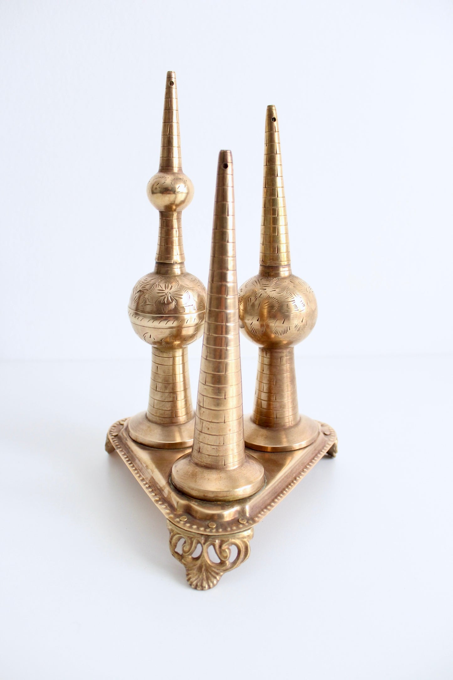 Vintage Brass Kuwait Towers Made in India