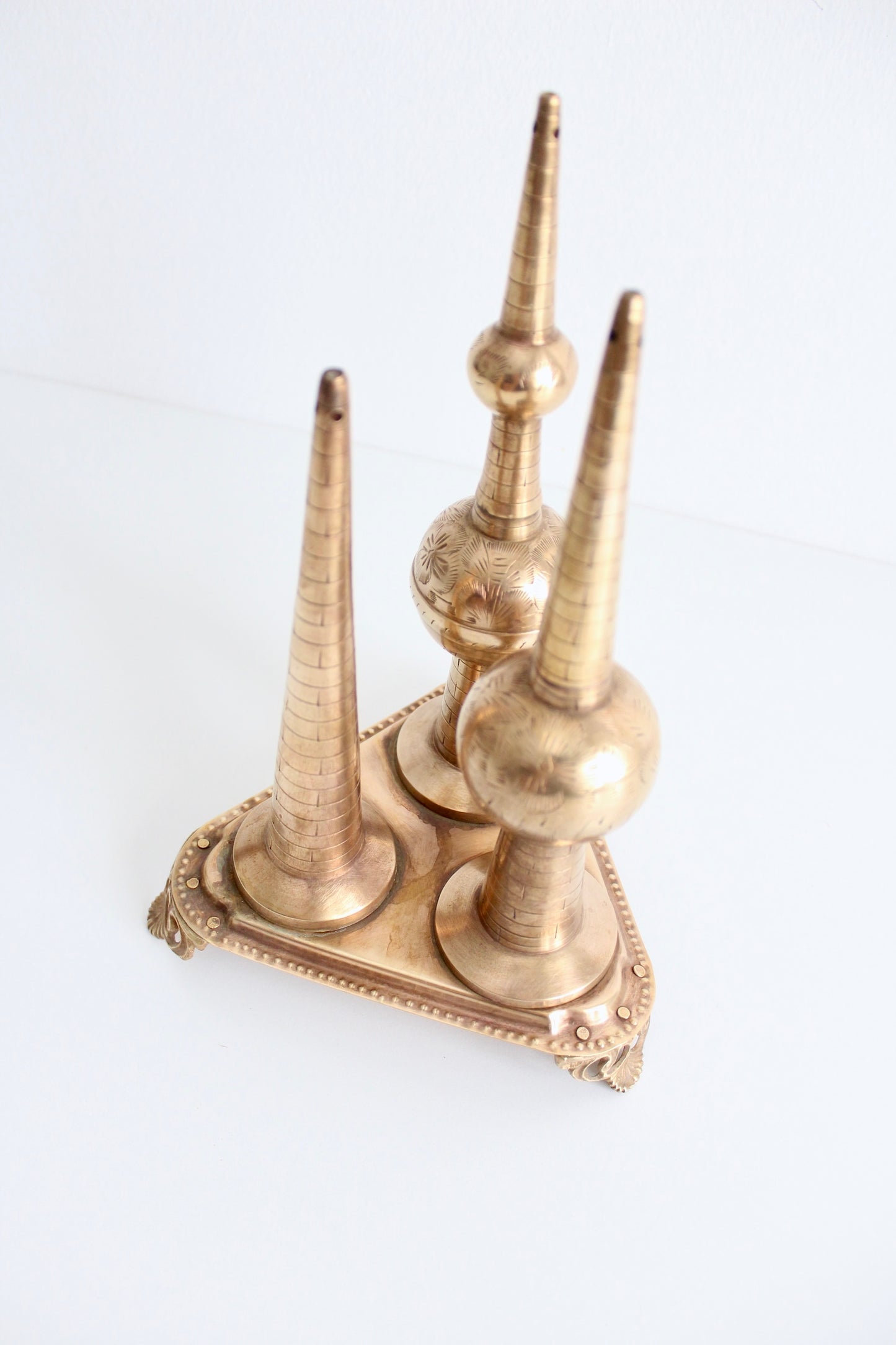 Vintage Brass Kuwait Towers Made in India