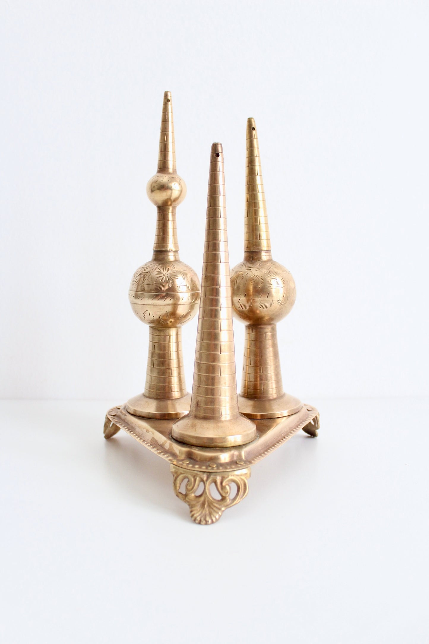 Vintage Brass Kuwait Towers Made in India