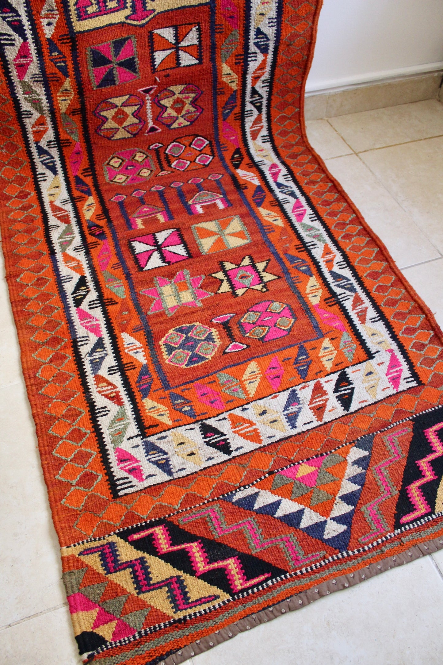 Vintage Kilim Sadu - 90x350