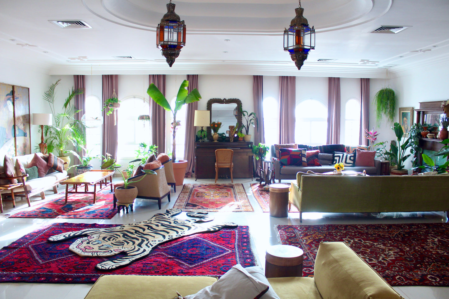 XL "Raja" Hand Tufted Tiger Rug 152x274