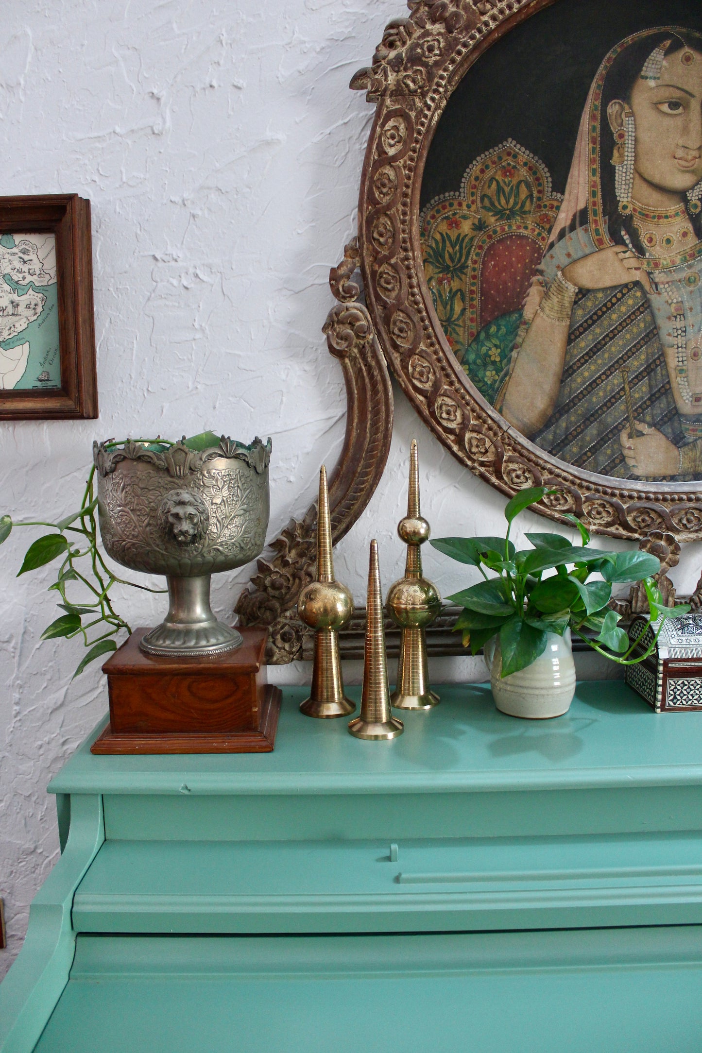 Vintage Brass Kuwait Towers