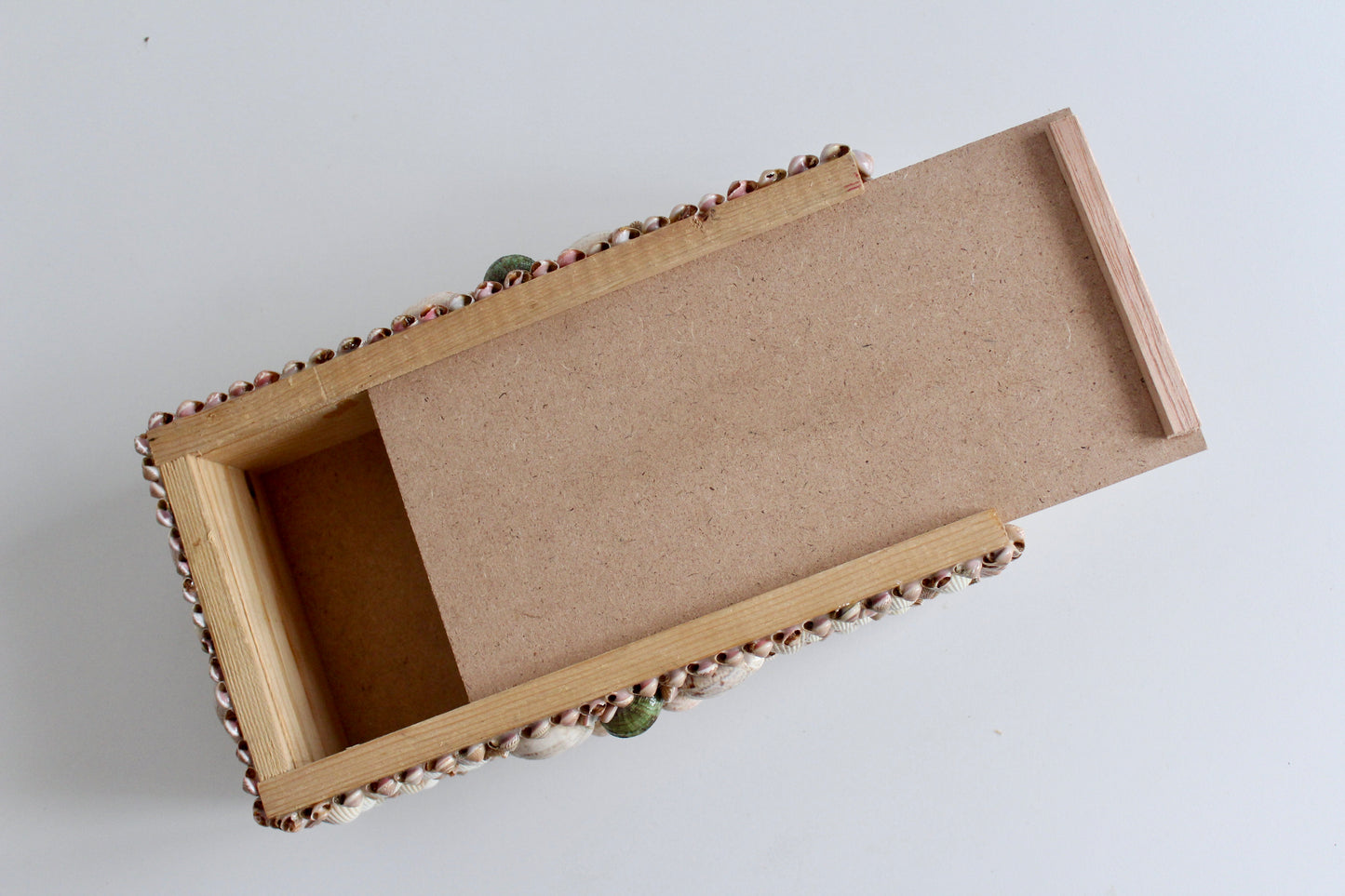 Handmade Shell Tissue Box