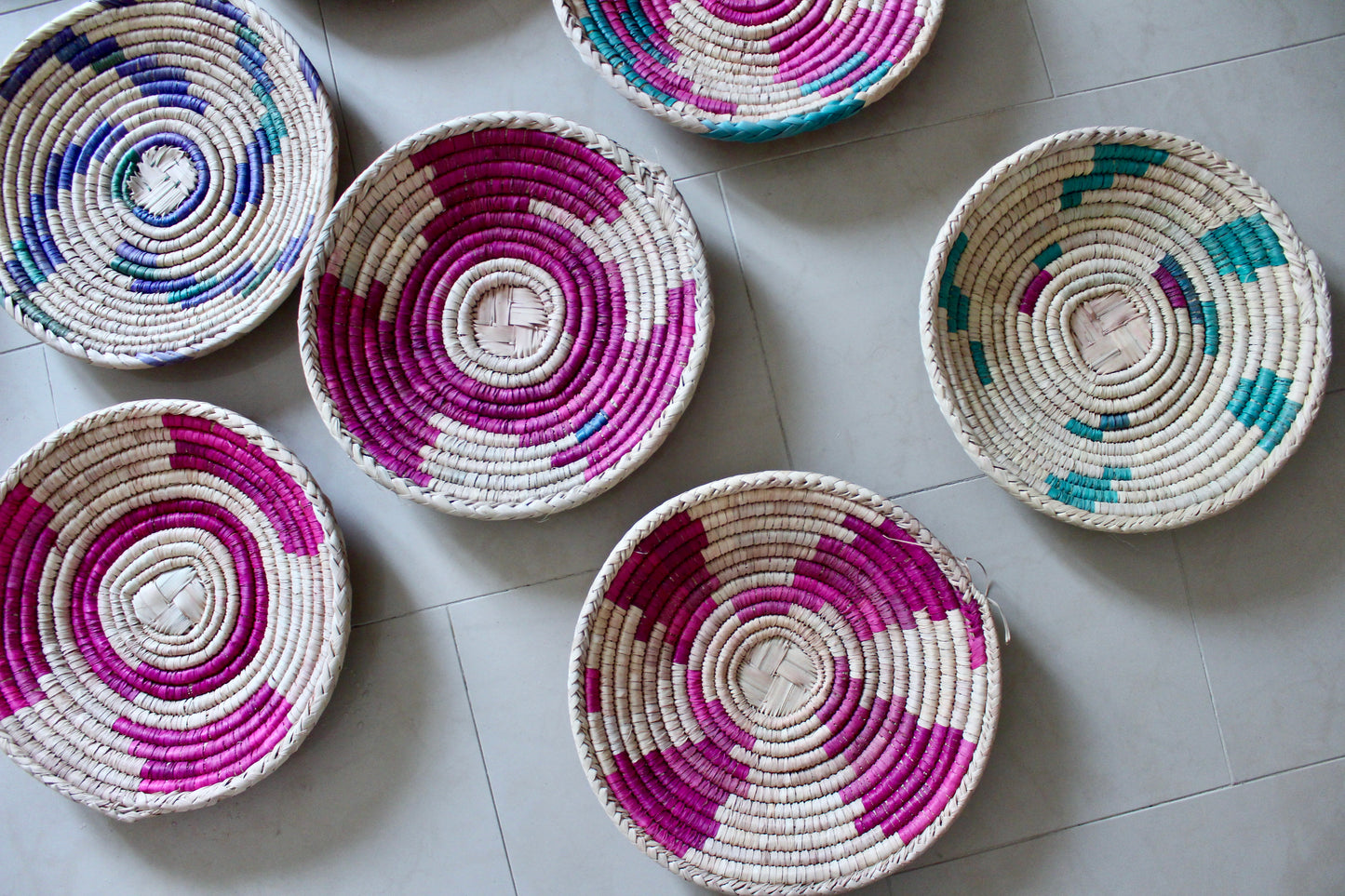 Handwoven Pakistani Baskets Basket Wall