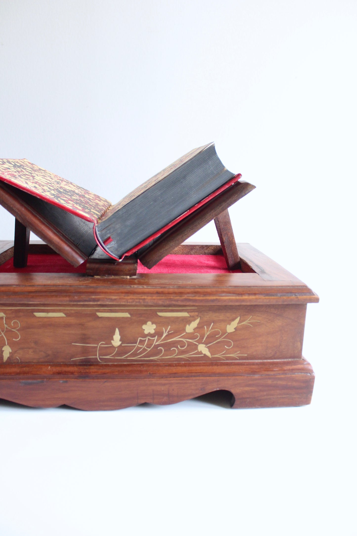 Mid Century Rosewood Book Stand