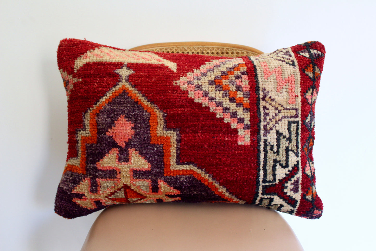 Vintage Turkish Carpet Pillow 11 - 40x60cm