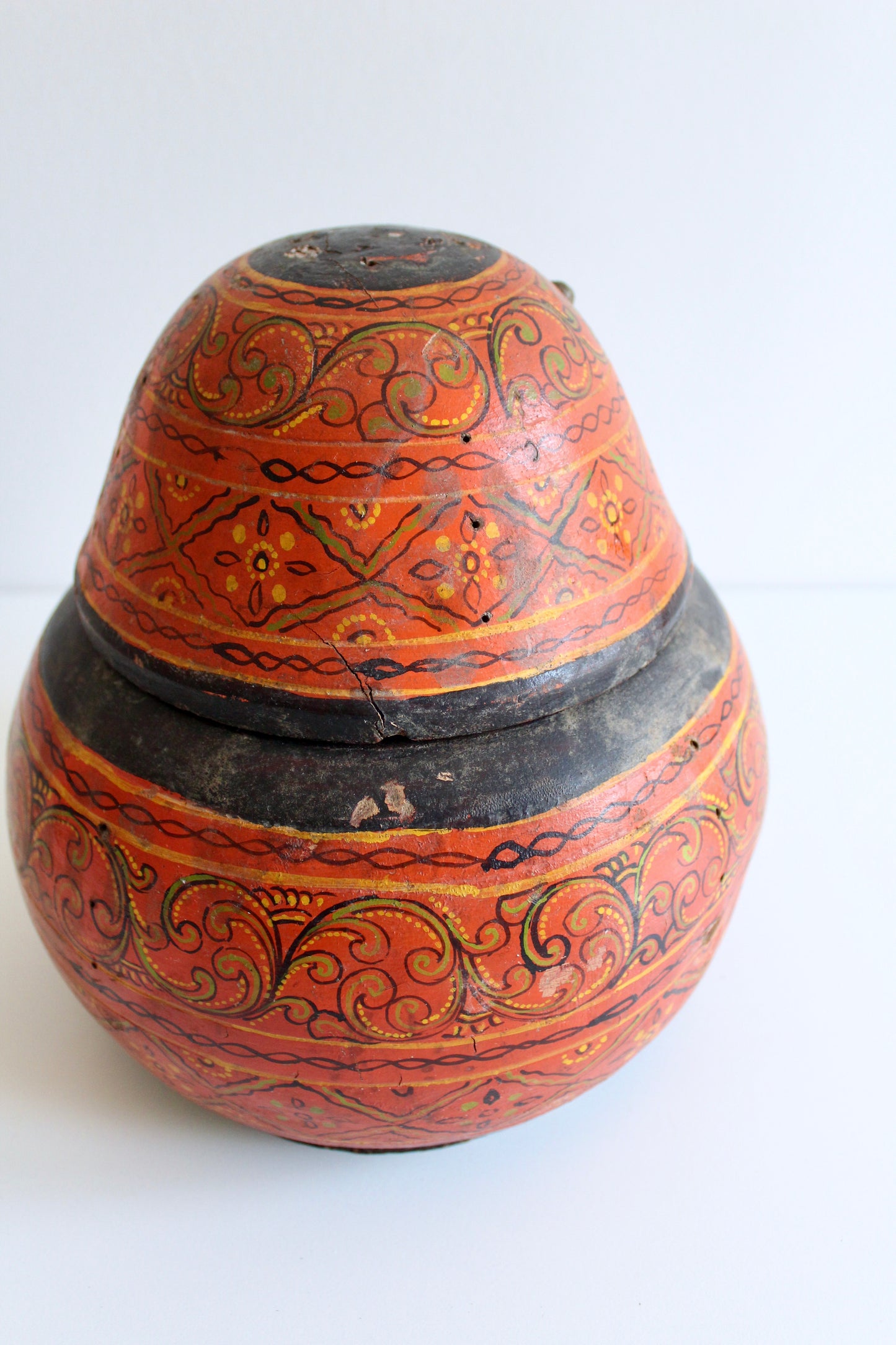 Vintage Handpainted "Cheppu" Jewelry Box
