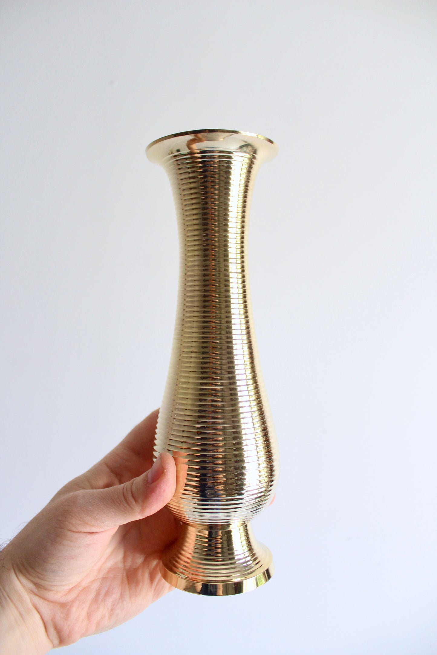 Mid Century Indian Brass Vase