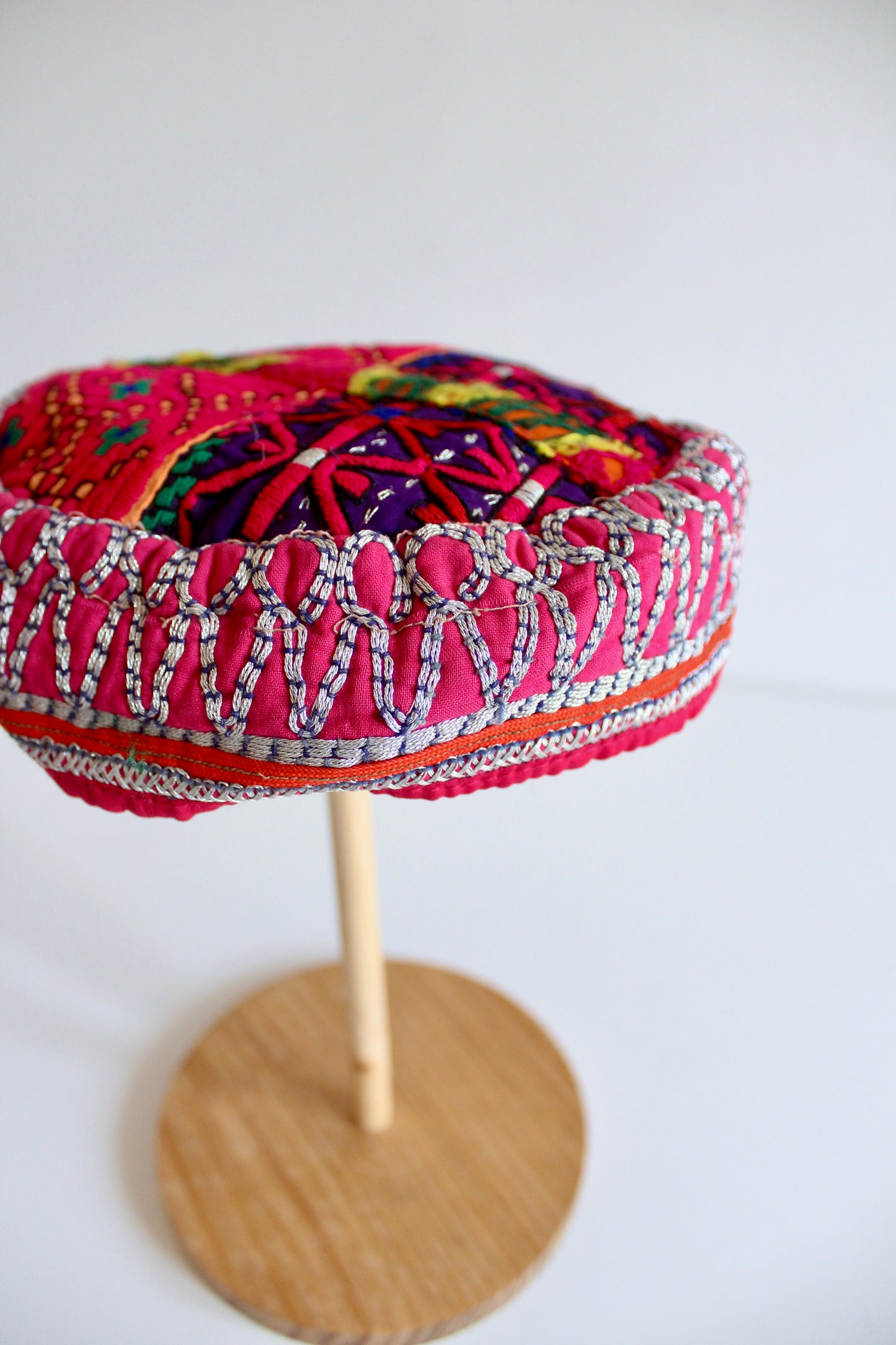 Handmade Afghan Embroidered Caps