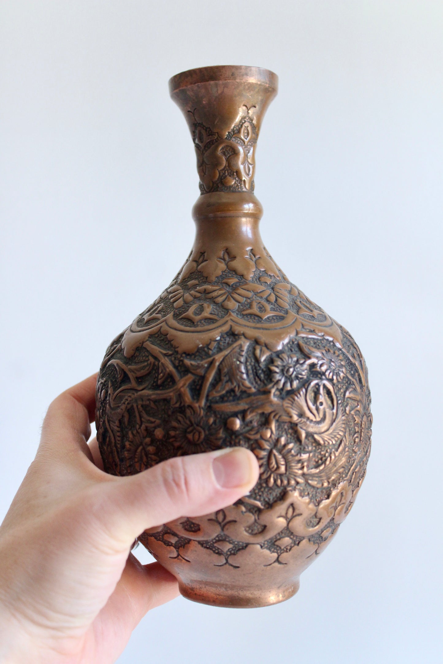Persian Copper Handmade Vase