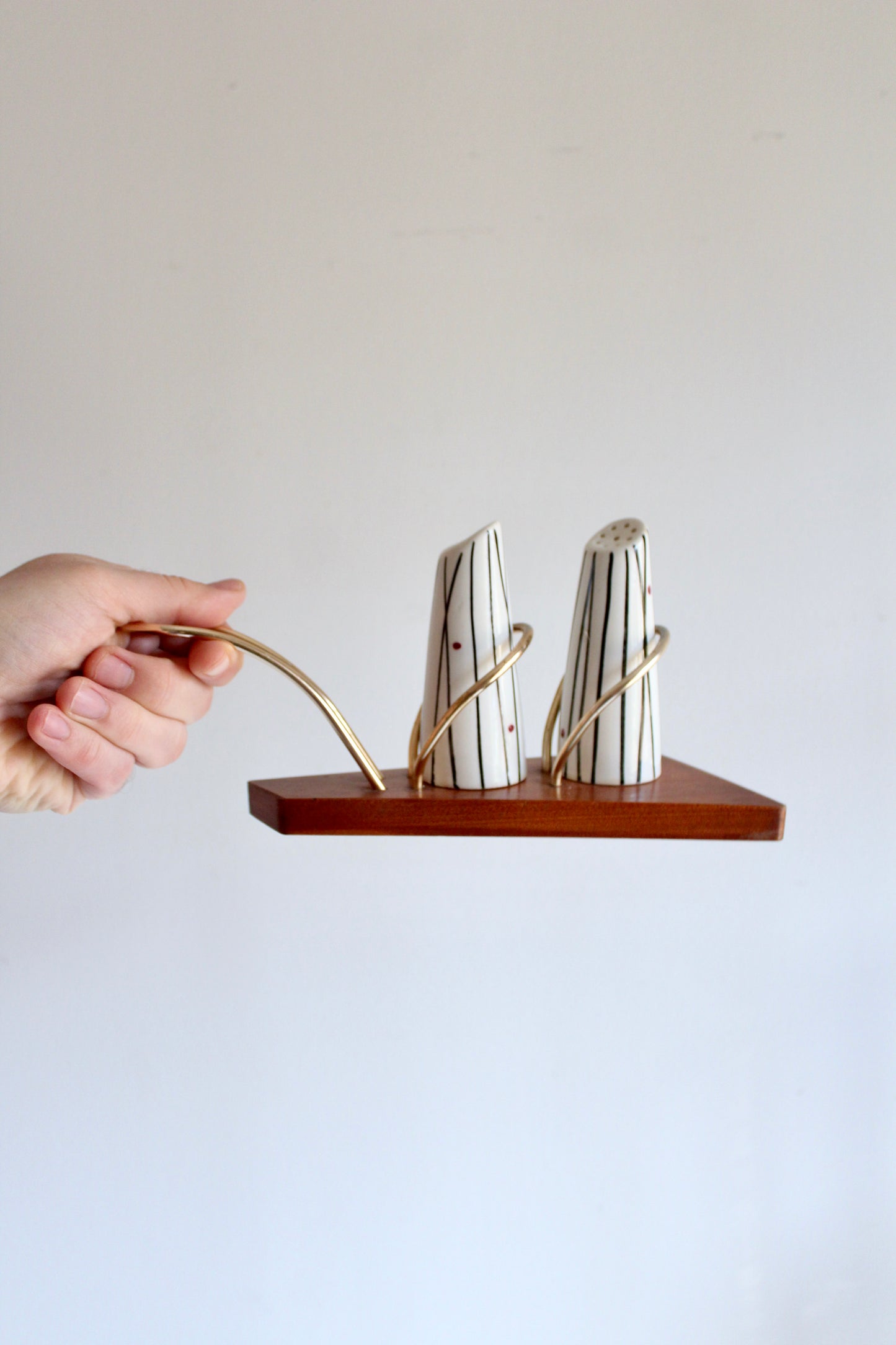 Mid-Century Wyncraft Teak Salt & Pepper Set | Scandinavian Modern Design