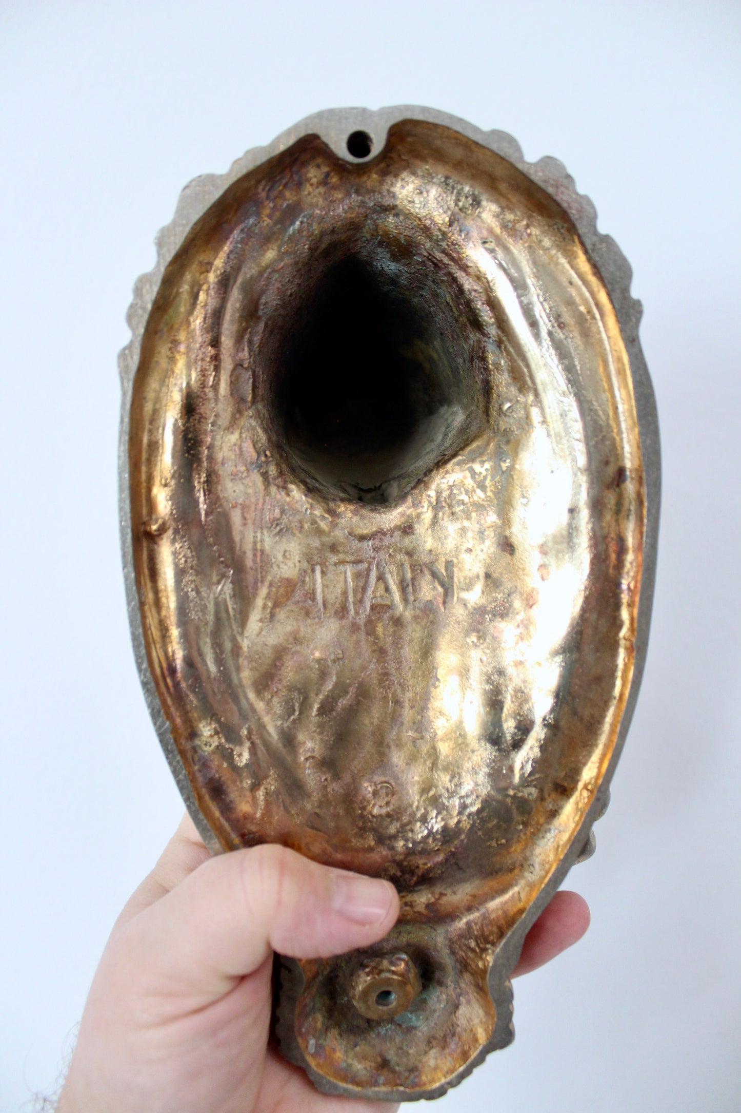 Antique Italian Solid Brass Door Knocker