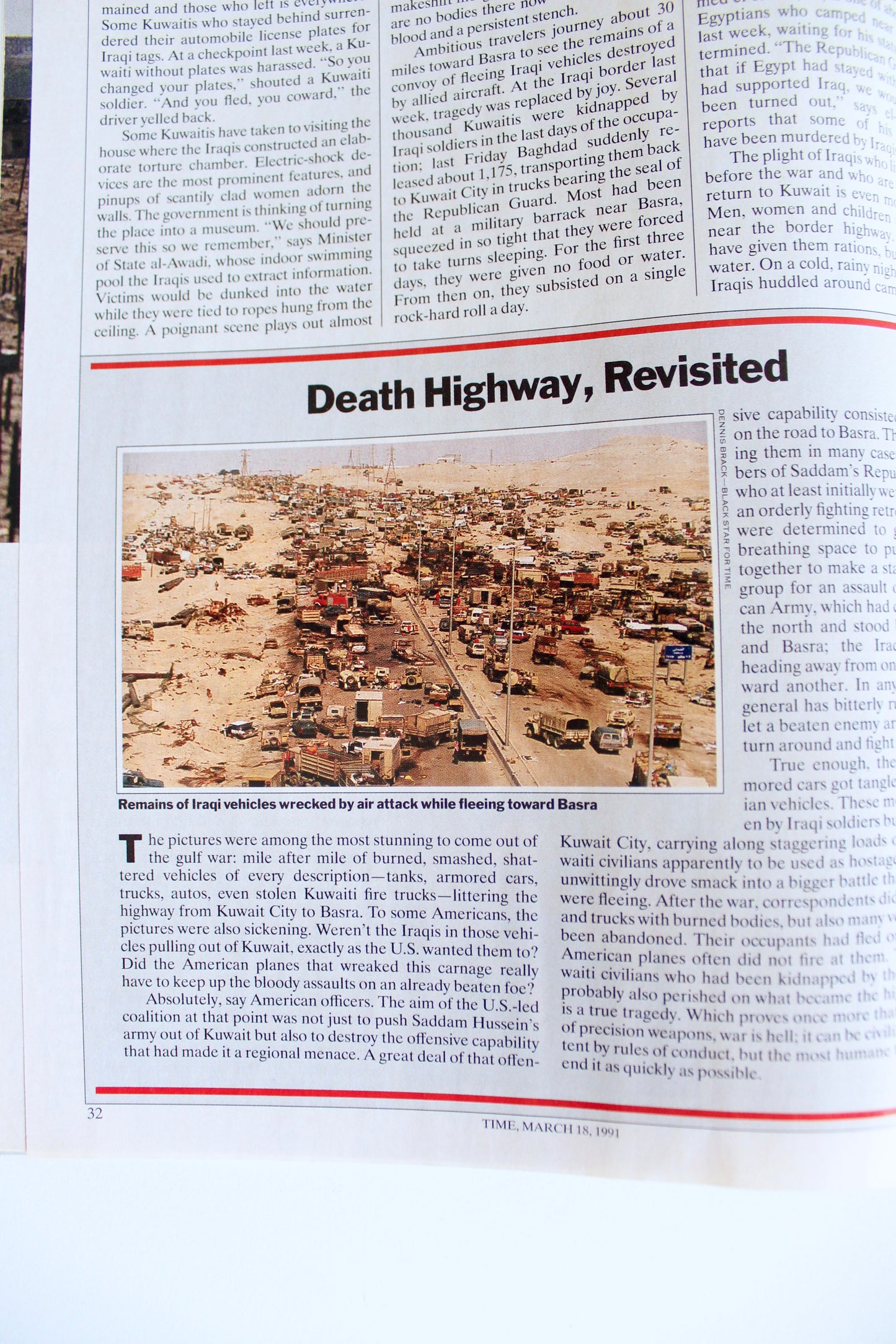 Time Magazine – March 18, 1991 -  Kuwait Liberation Special Issue
