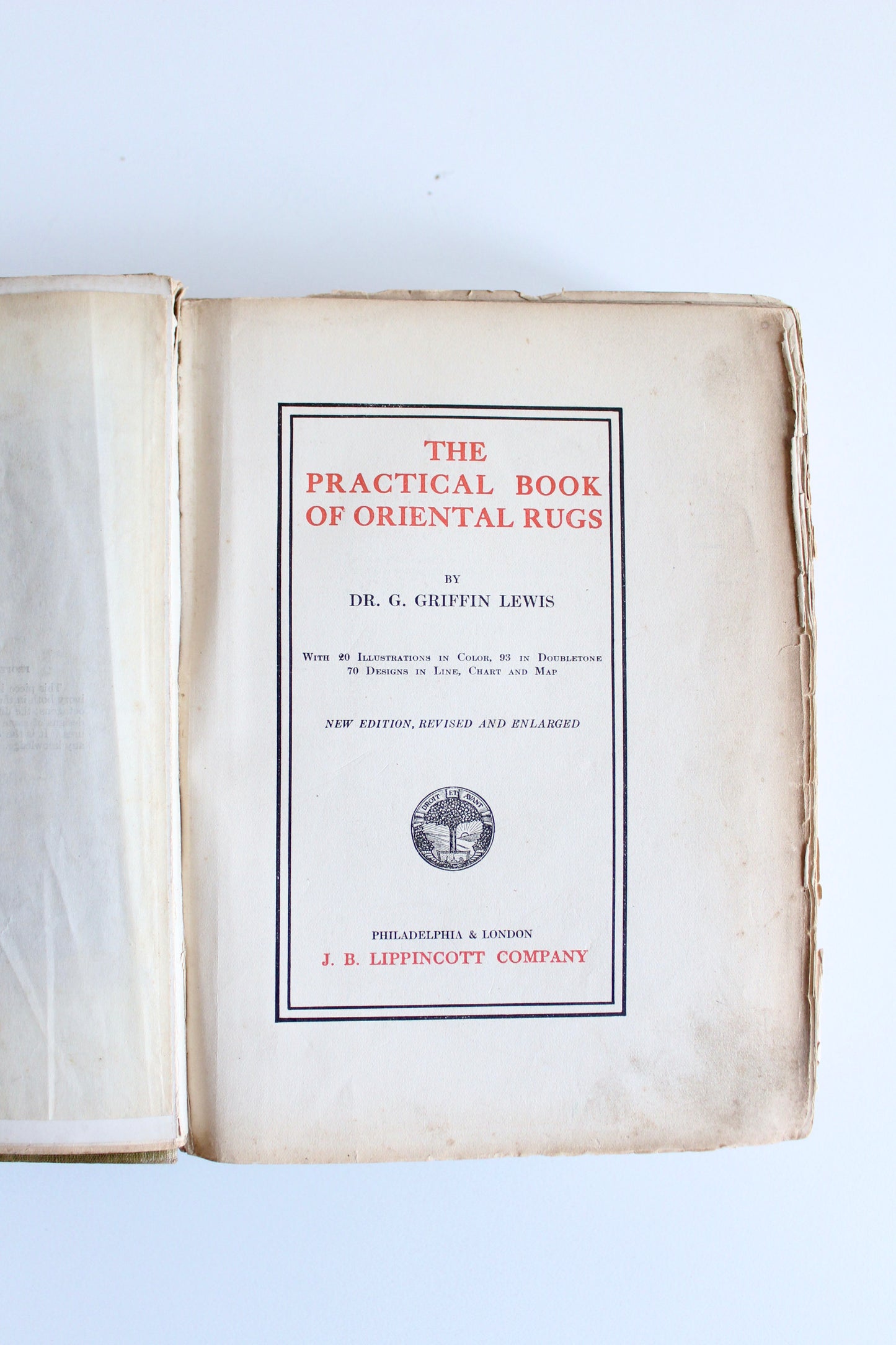 1913 The Practical Book of Oriental Rugs by Dr. G. Griffin Lewis – Illustrated Antique Carpet Reference
