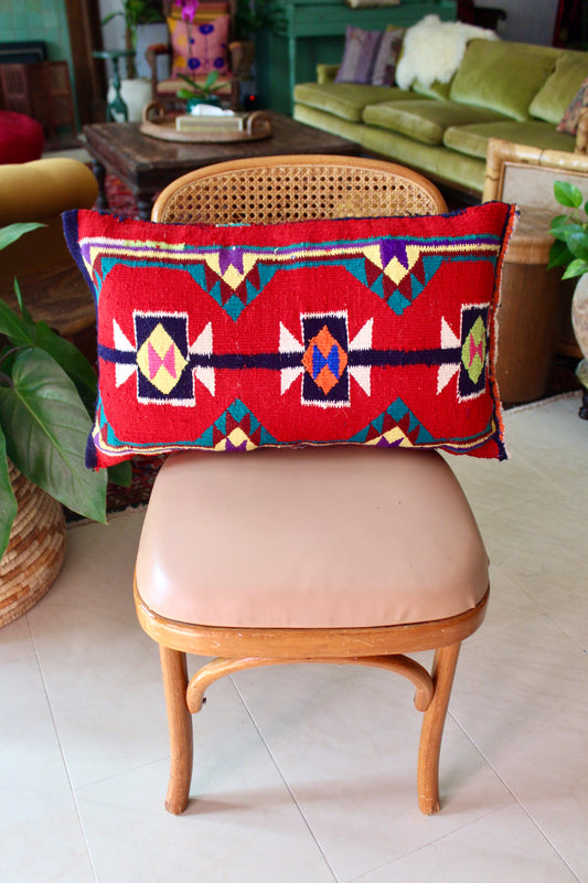 Vintage Arabian Sadu Kilim Pillow
