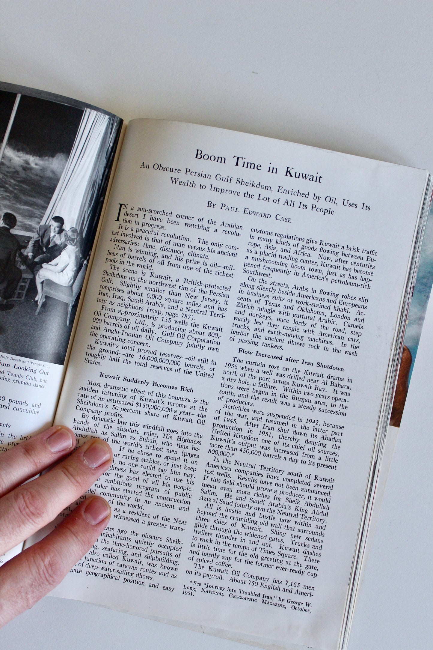 December 1952 National Geographic — “Boom Time in Kuwait”