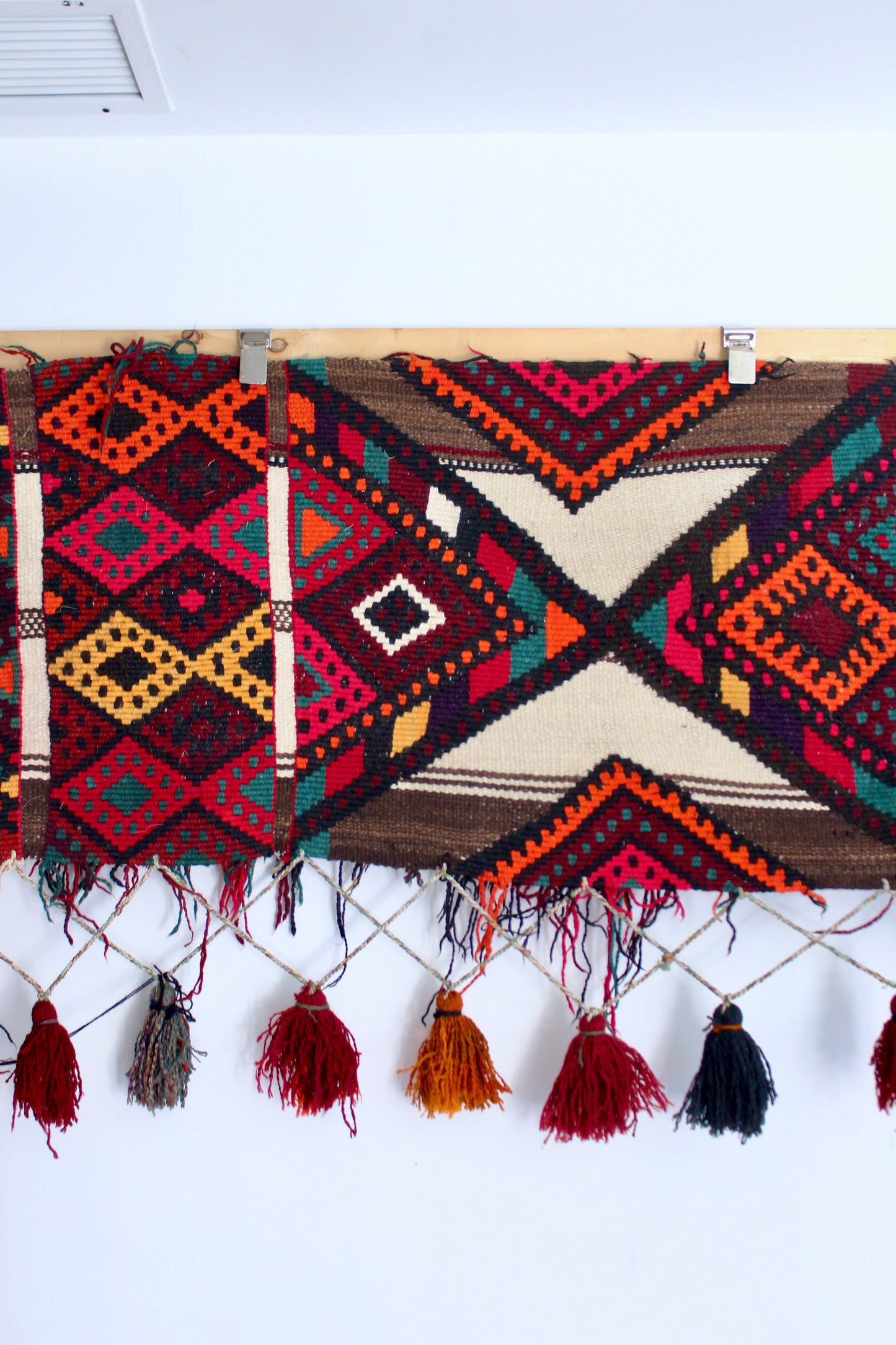 XL Vintage Syrian Sadu Tent Wall Hanging