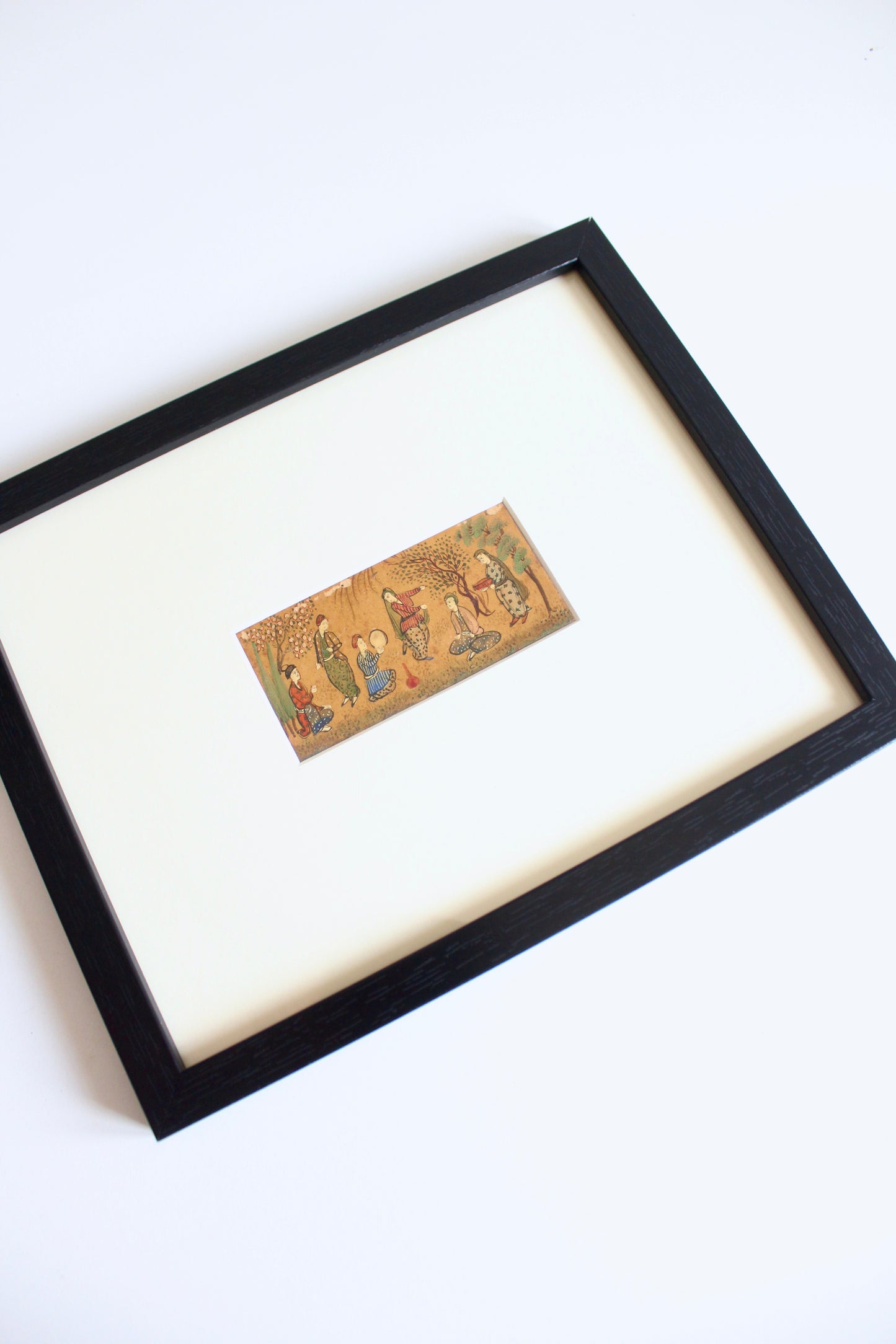 Vintage Persian Miniature Garden Gathering