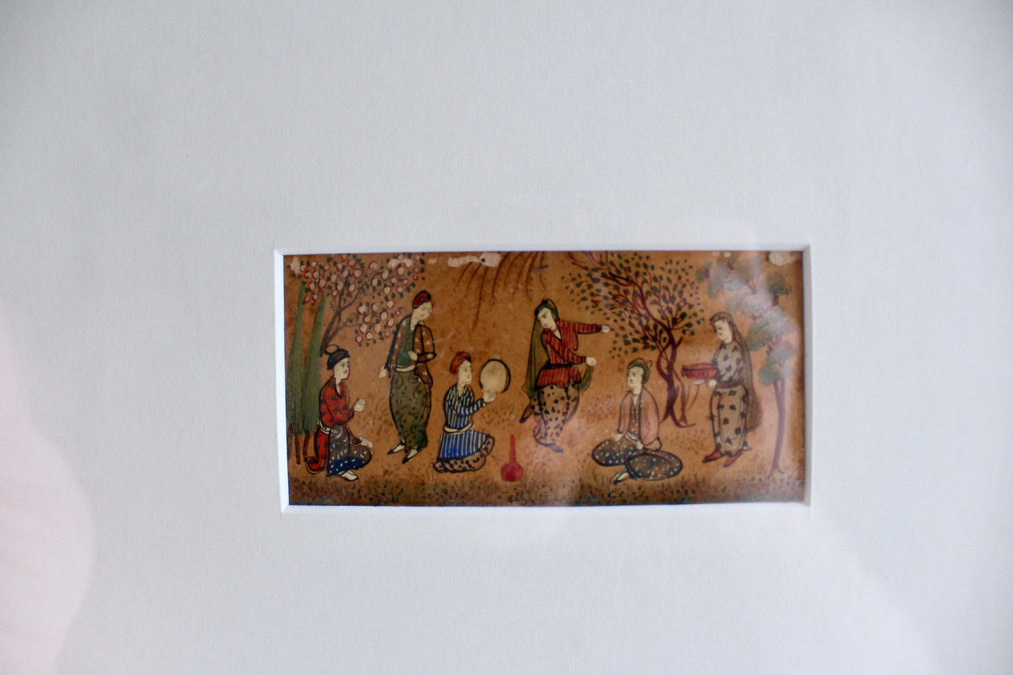 Vintage Persian Miniature Garden Gathering