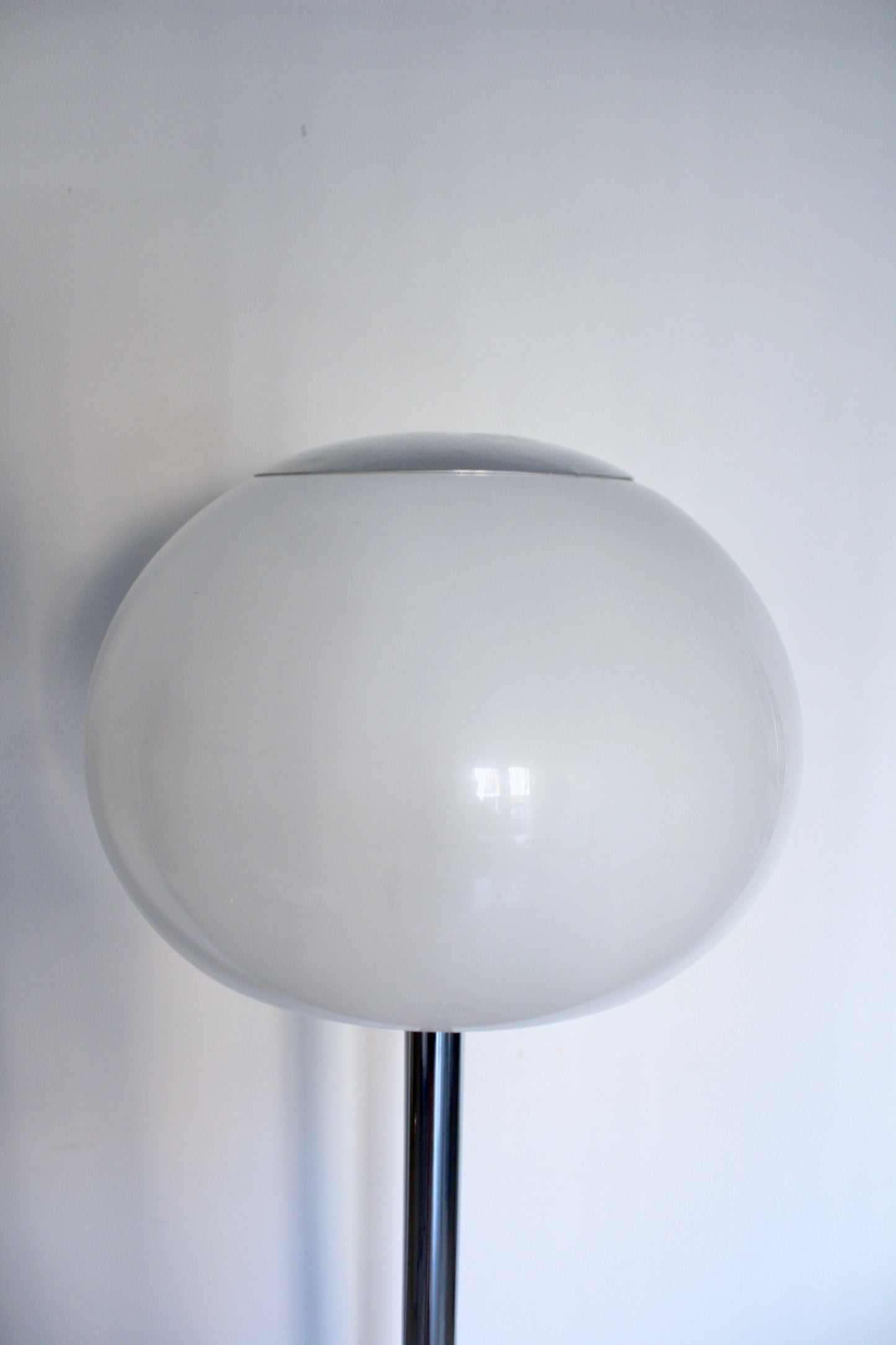 Vintage Space Age Chrome & Acrylic Floor Lamp