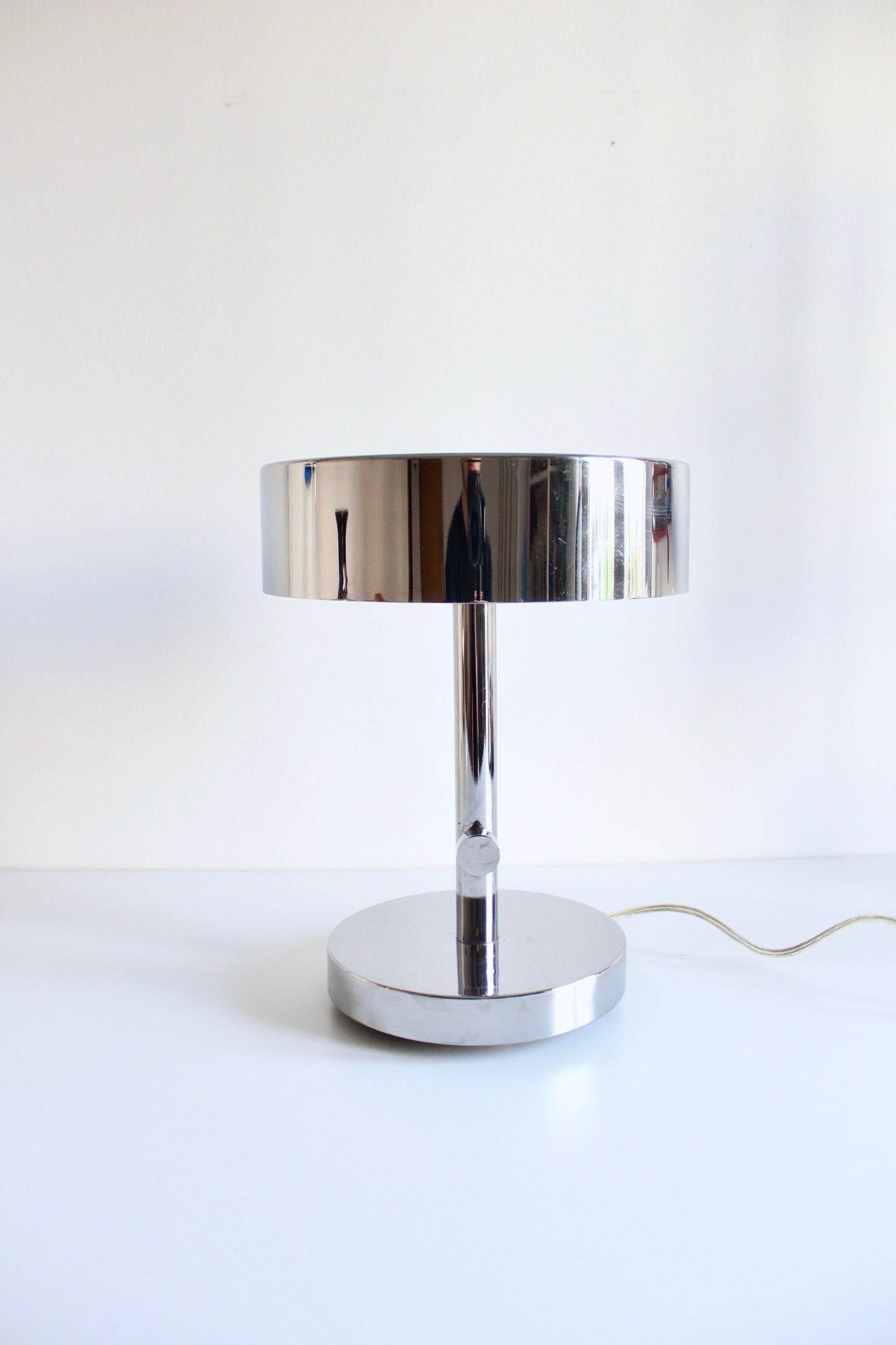 Discontinued IKEA STOCKHOLM 2017 Chrome Table Lamp by Ola Wihlborg