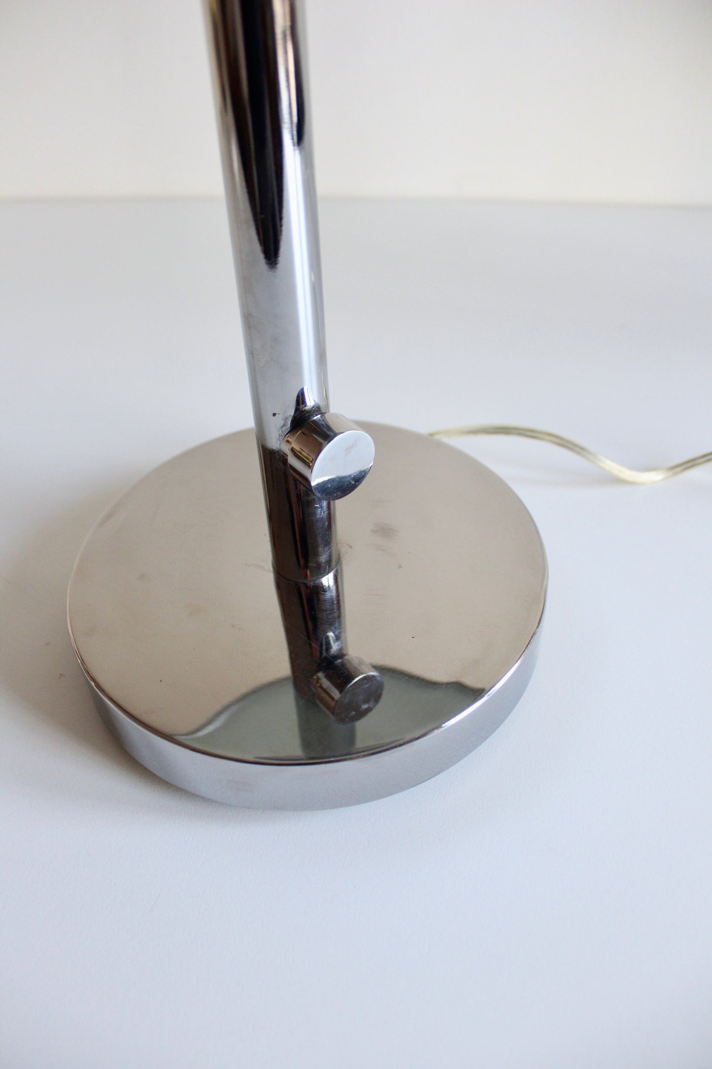Discontinued IKEA STOCKHOLM 2017 Chrome Table Lamp by Ola Wihlborg