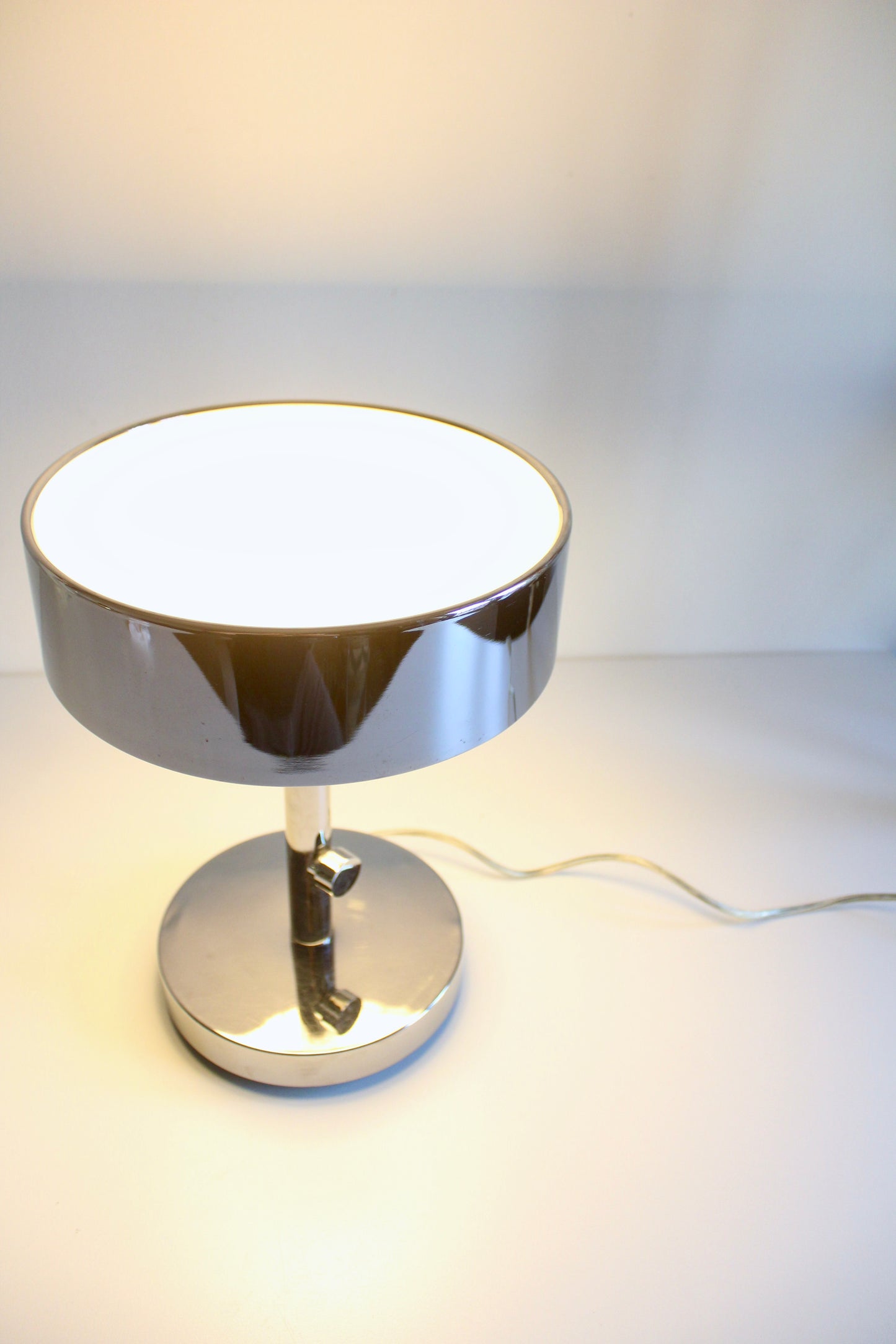 Discontinued IKEA STOCKHOLM 2017 Chrome Table Lamp by Ola Wihlborg