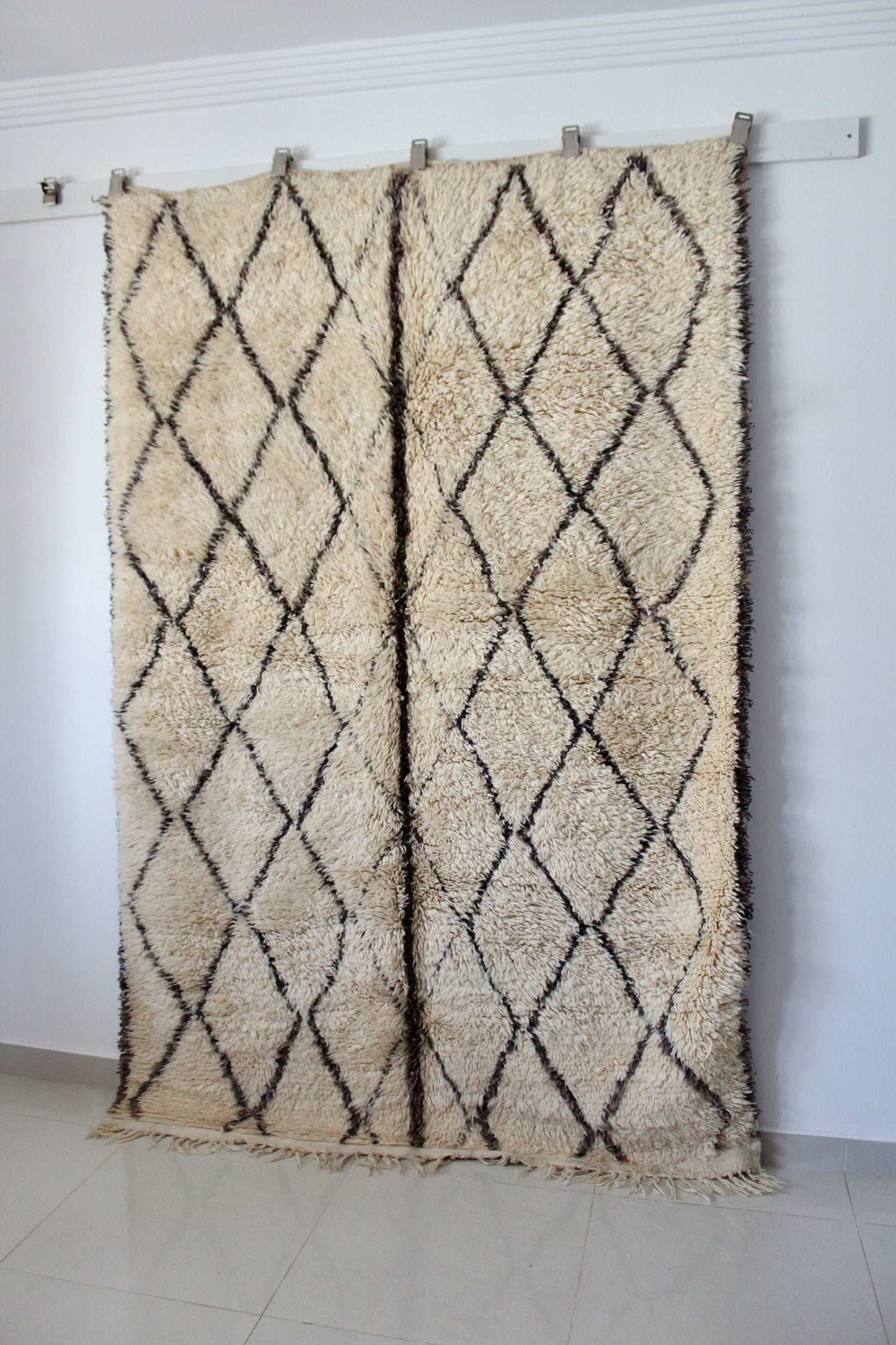 Vintage Beni Ourian Moroccan Carpet 171x260