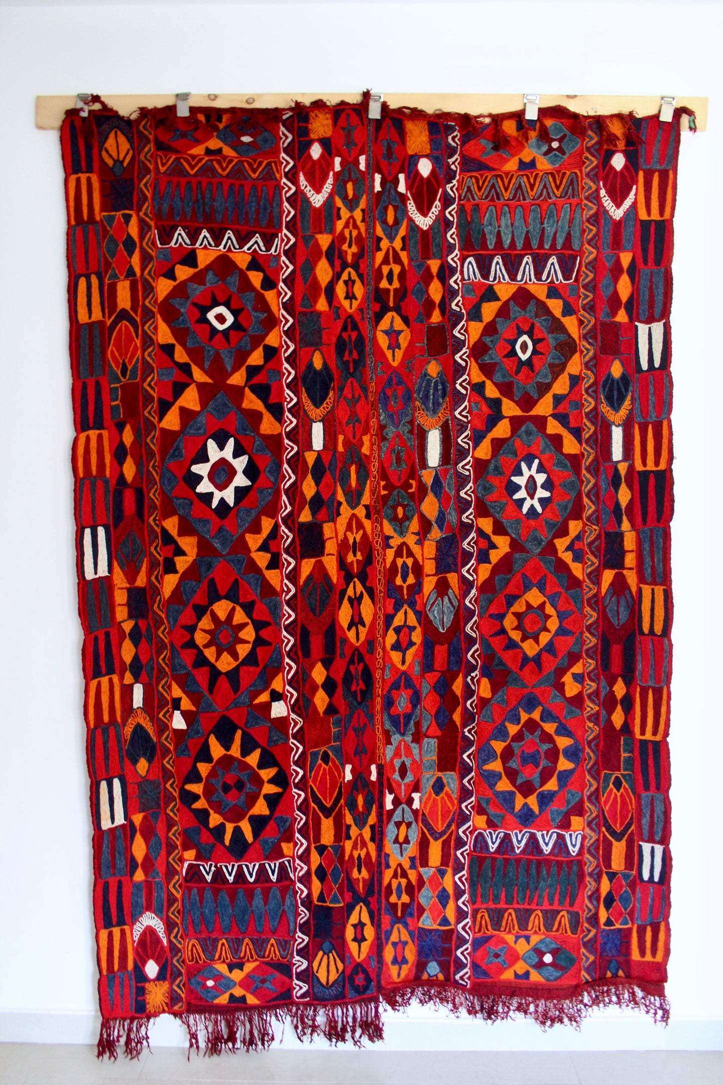 Vintage Iraqi Ma’dan Marsh Arab Embroidered Wedding Blanket