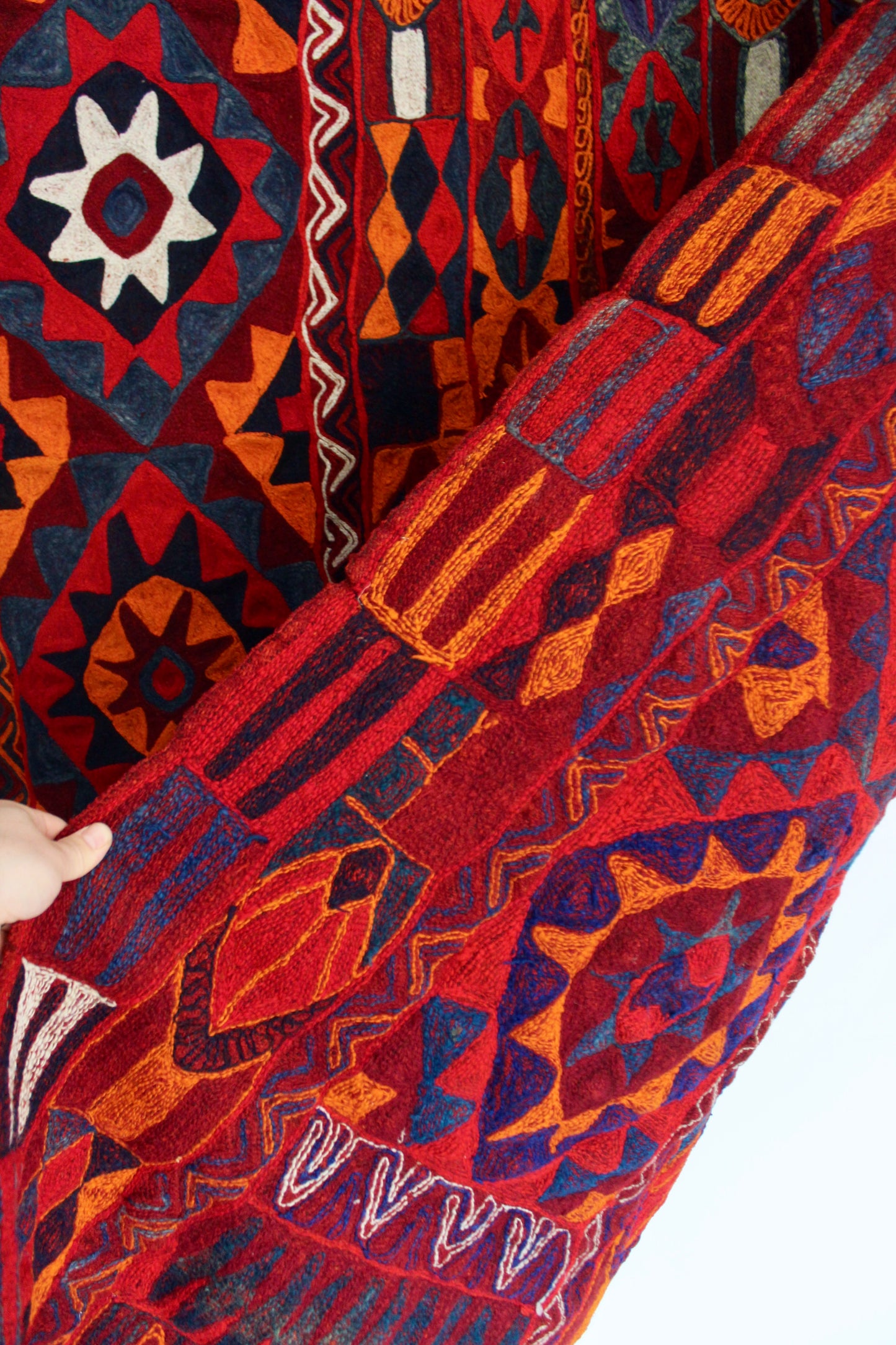 Vintage Iraqi Ma’dan Marsh Arab Embroidered Wedding Blanket