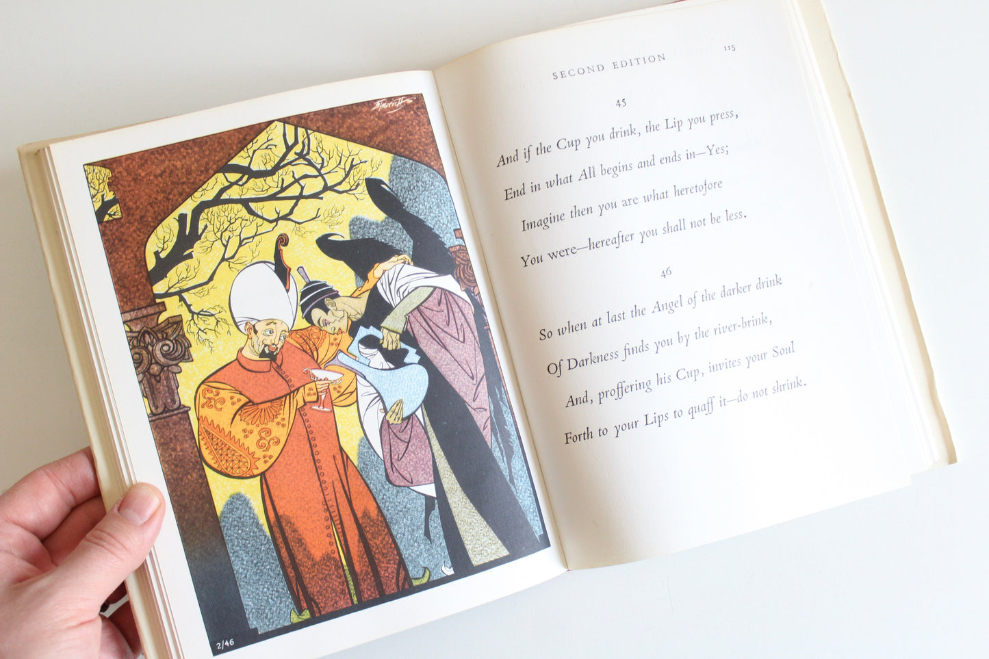 Vintage Rubáiyát of Omar Khayyám – Illustrated Collins Edition with Kuwait Provenance