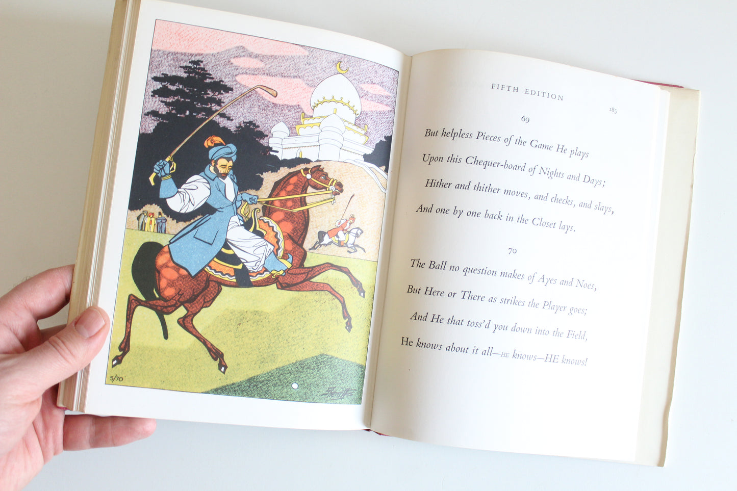 Vintage Rubáiyát of Omar Khayyám – Illustrated Collins Edition with Kuwait Provenance