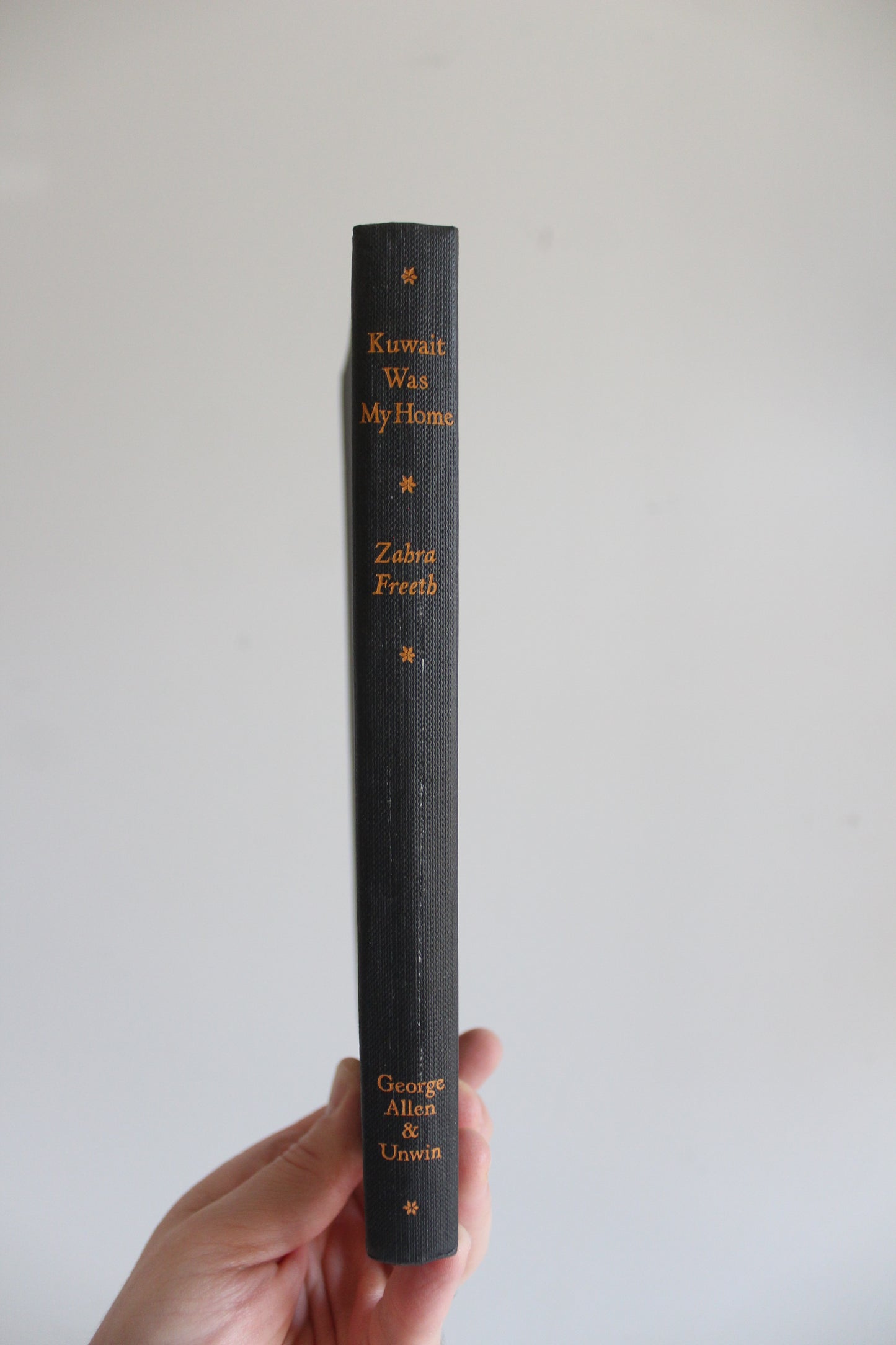 1956 First Edition Kuwait Was My Home by Zahra Freeth – Original Jacket & Kuwait Inscription