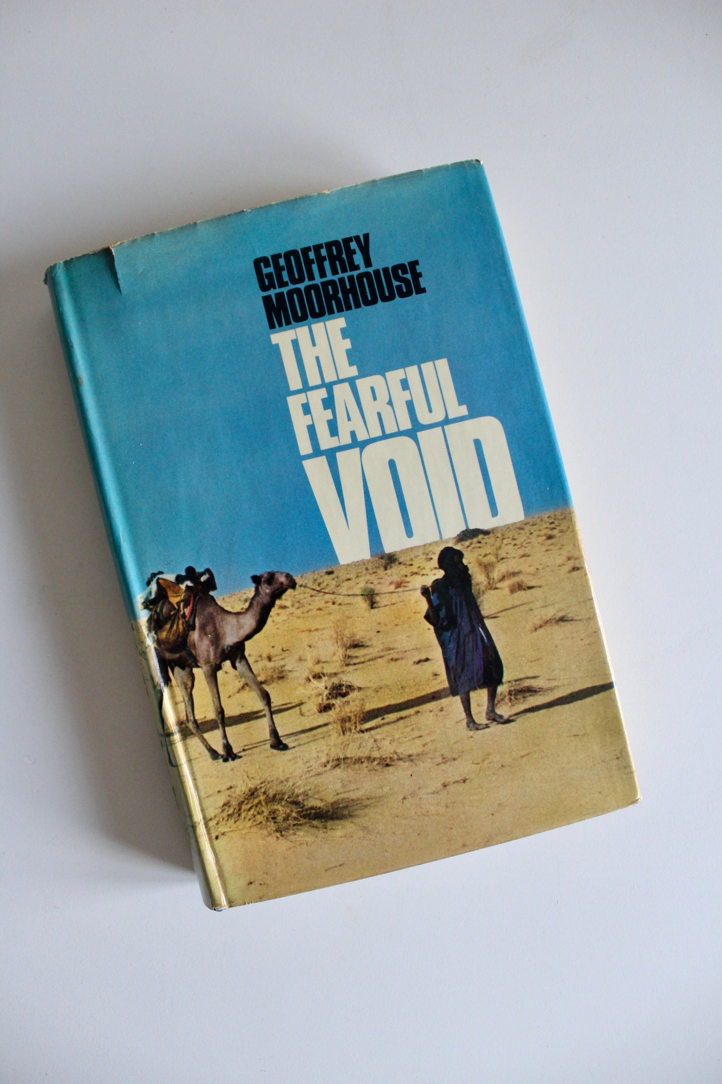 1974 The Fearful Void by Geoffrey Moorhouse – Second Impression – Sahara Expedition – Original Dust Jacket