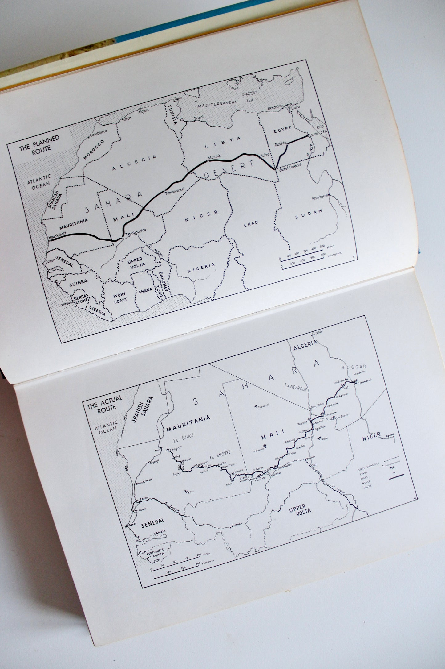 1974 The Fearful Void by Geoffrey Moorhouse – Second Impression – Sahara Expedition – Original Dust Jacket
