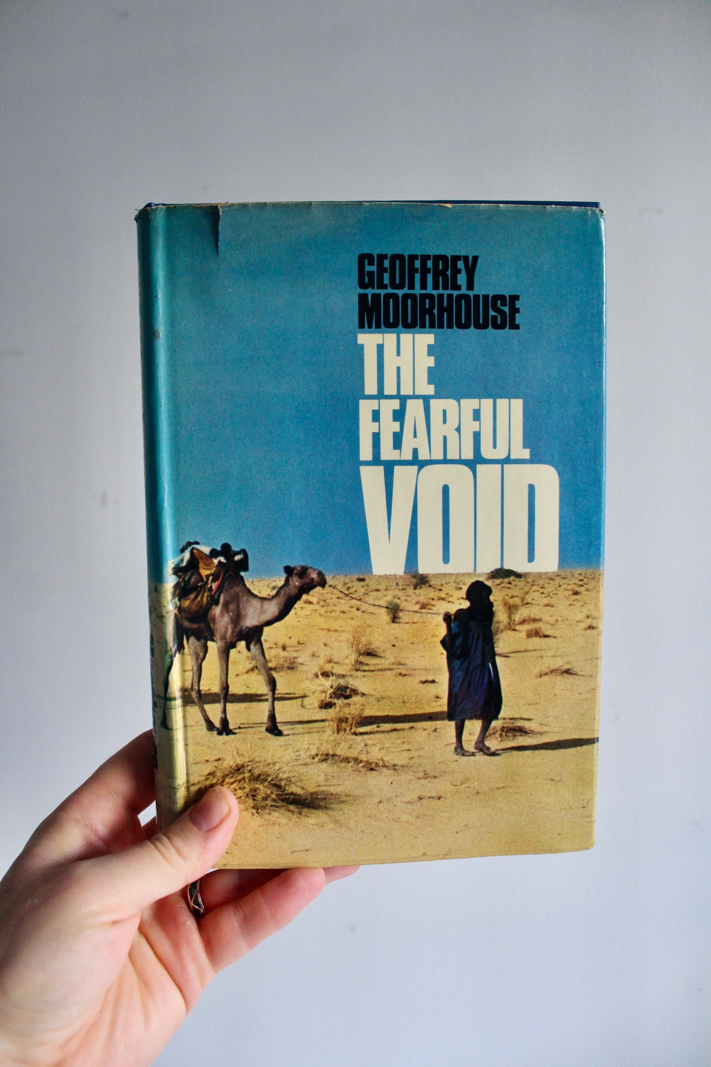 1974 The Fearful Void by Geoffrey Moorhouse – Second Impression – Sahara Expedition – Original Dust Jacket