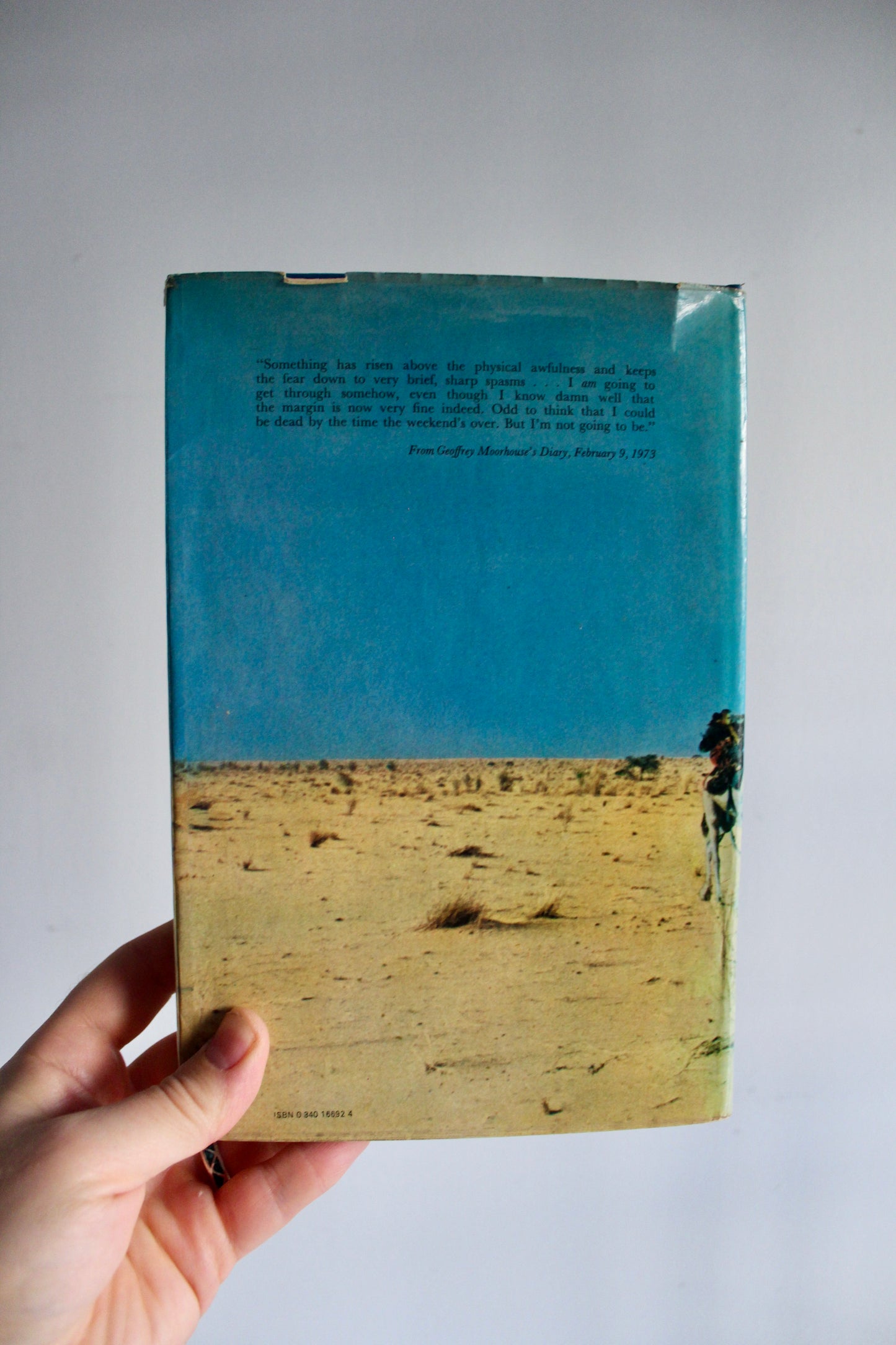 1974 The Fearful Void by Geoffrey Moorhouse – Second Impression – Sahara Expedition – Original Dust Jacket