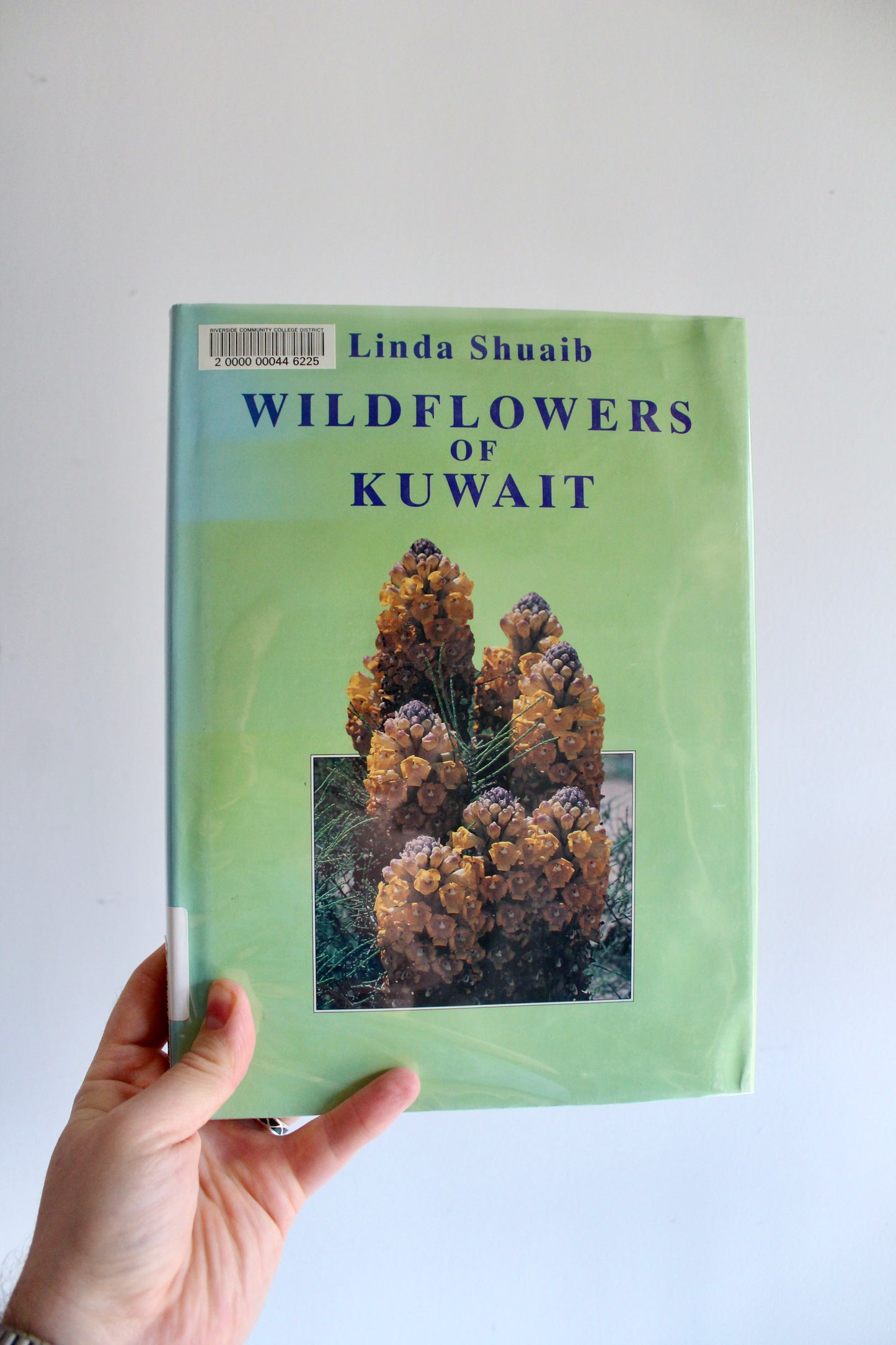 Vintage 1995 "Wildflowers of Kuwait" Hardcover by Linda Shuaib – Rare Kuwait Natural History Book