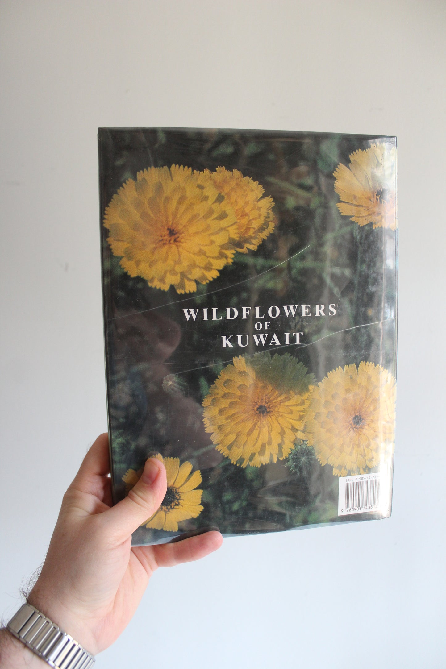 Vintage 1995 "Wildflowers of Kuwait" Hardcover by Linda Shuaib – Rare Kuwait Natural History Book