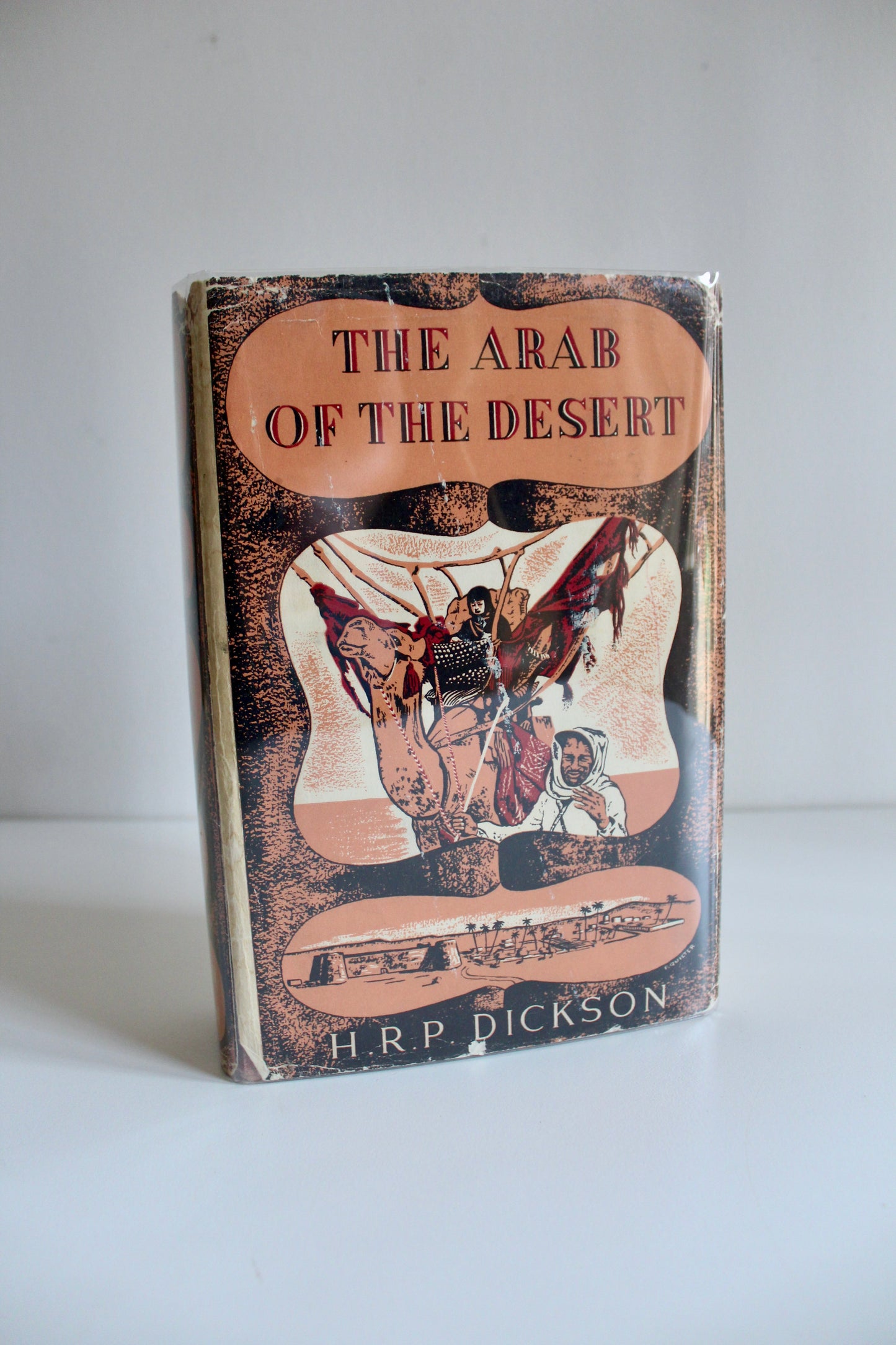 Rare 1959 H.R.P. Dickson – The Arab of the Desert – Preferred Third Impression with Original Dust Jacket & Folding Maps