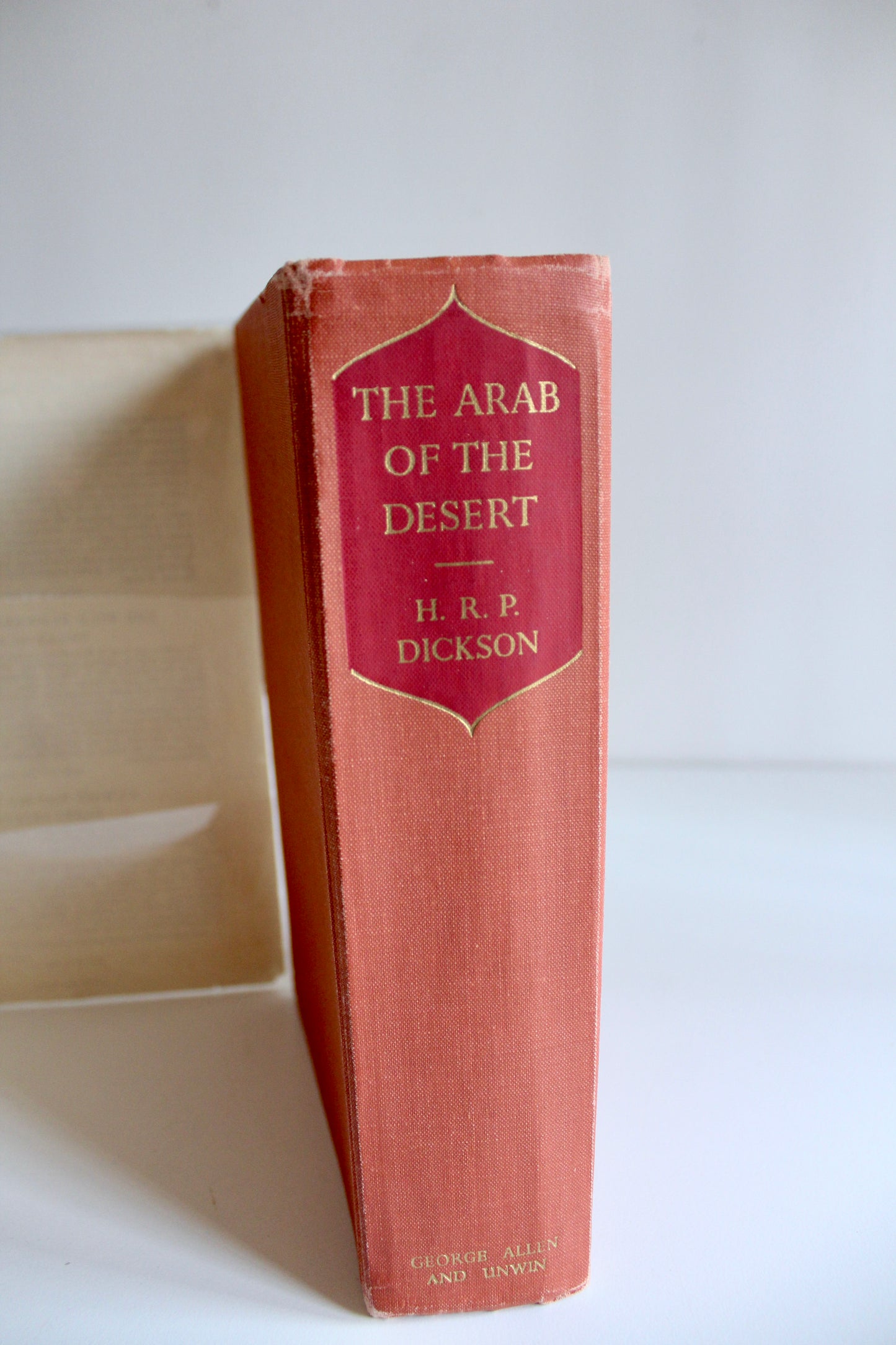 Rare 1959 H.R.P. Dickson – The Arab of the Desert – Preferred Third Impression with Original Dust Jacket & Folding Maps