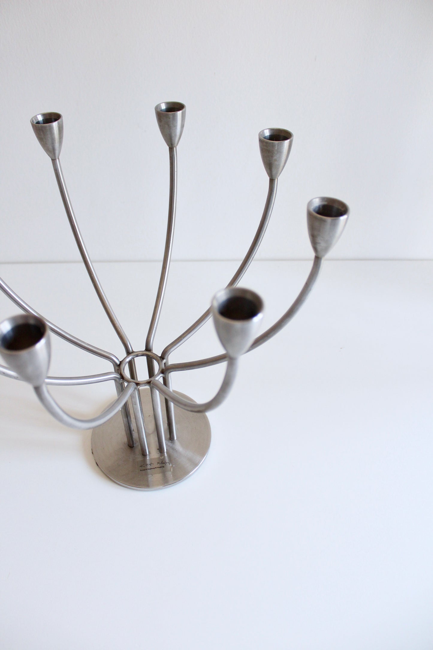 Y2K Hangberg for IKEA 1998-2004 Chrome Candlelabrum