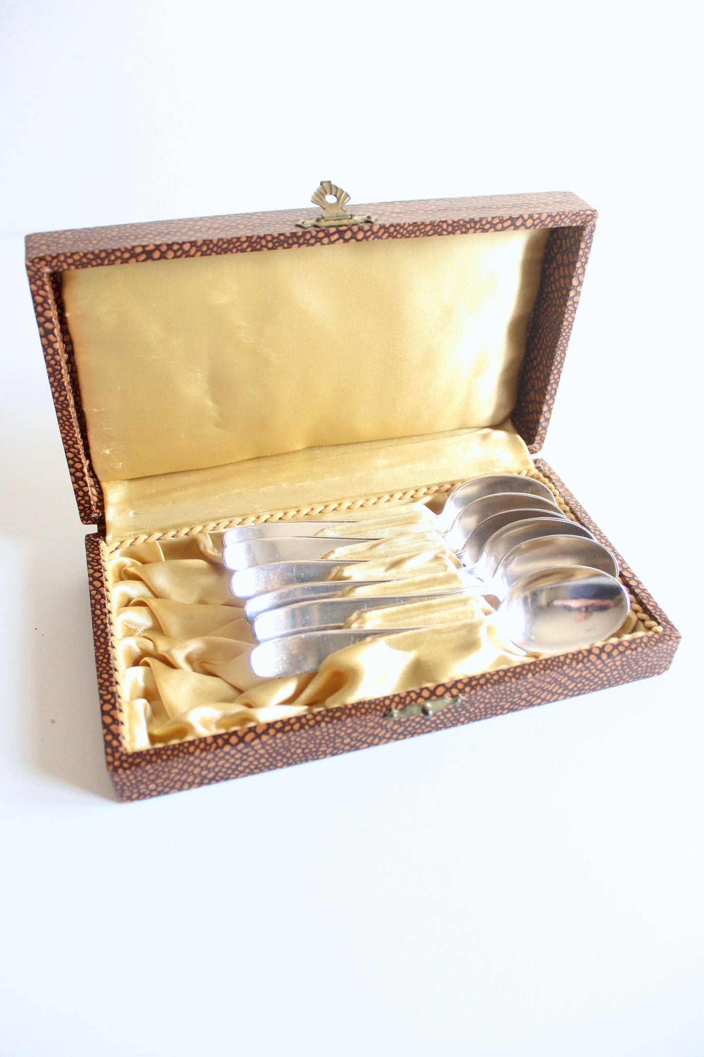 1930s German BSF Platura Silver-Plated Dessert Cutlery – Boxed Set of 12(Benefits Charity!)