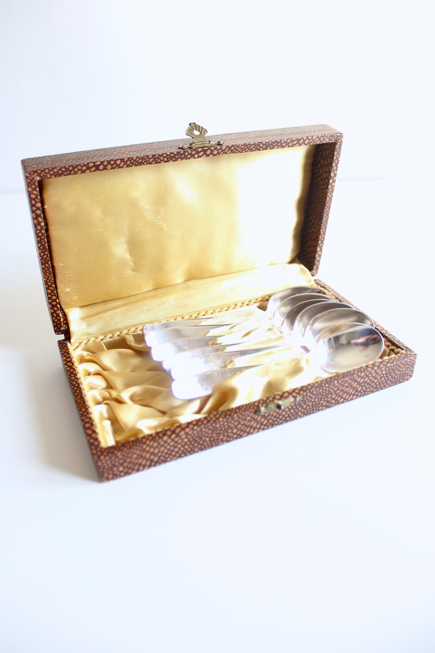 1930s German BSF Platura Silver-Plated Dessert Cutlery – Boxed Set of 12(Benefits Charity!)