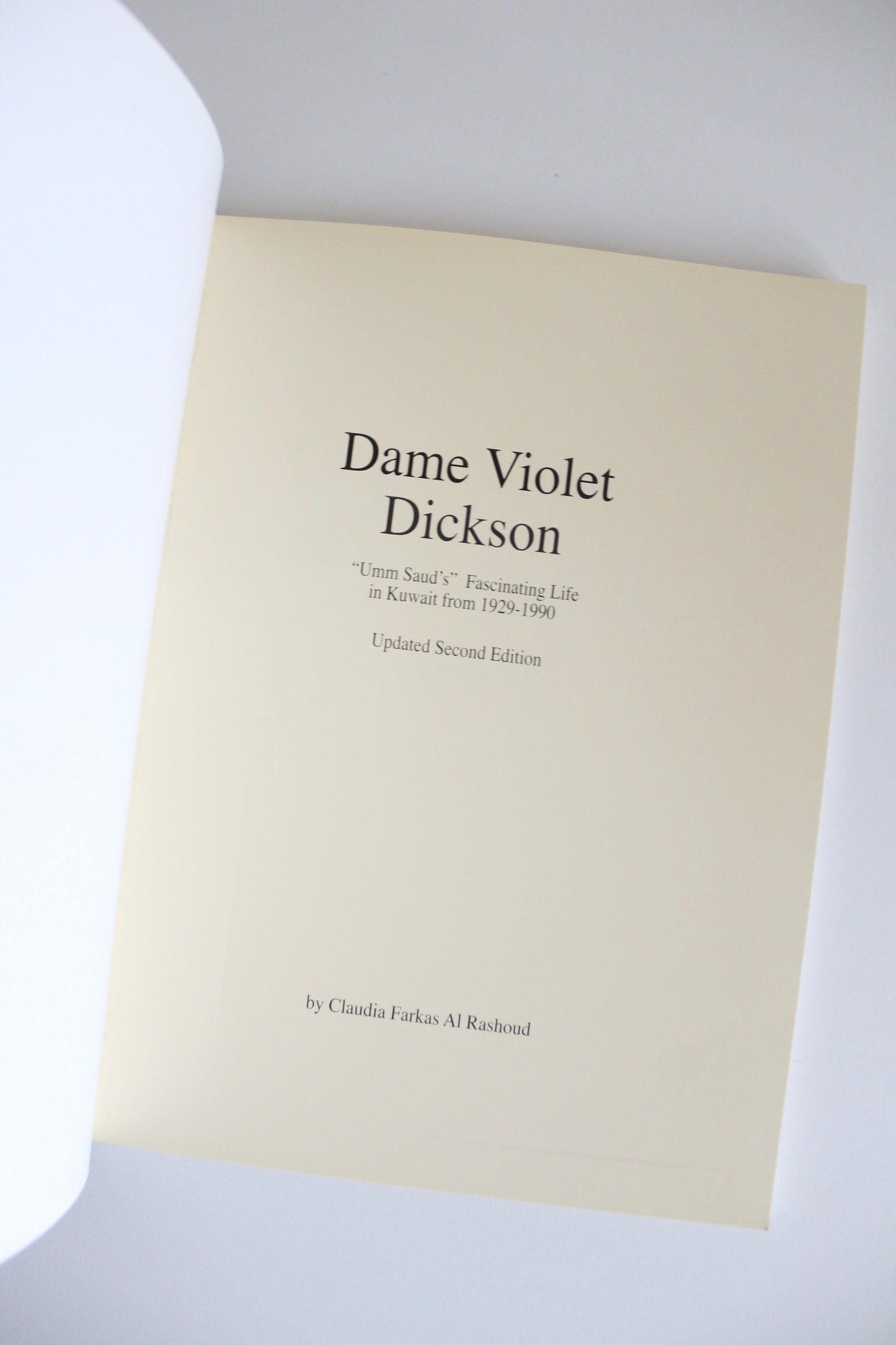 Dame Violet Dickson by Claudia Farkas Al Rashoud (Benefits Charity!)