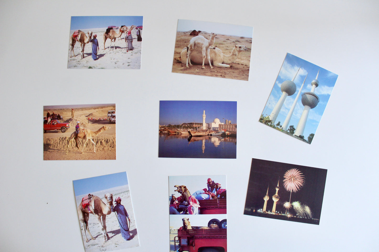 Vintage 1992 Kuwait Photographic Postcards – Claudia Farkas Al Rashoud | Set of Eight  (Benefits Charity!)
