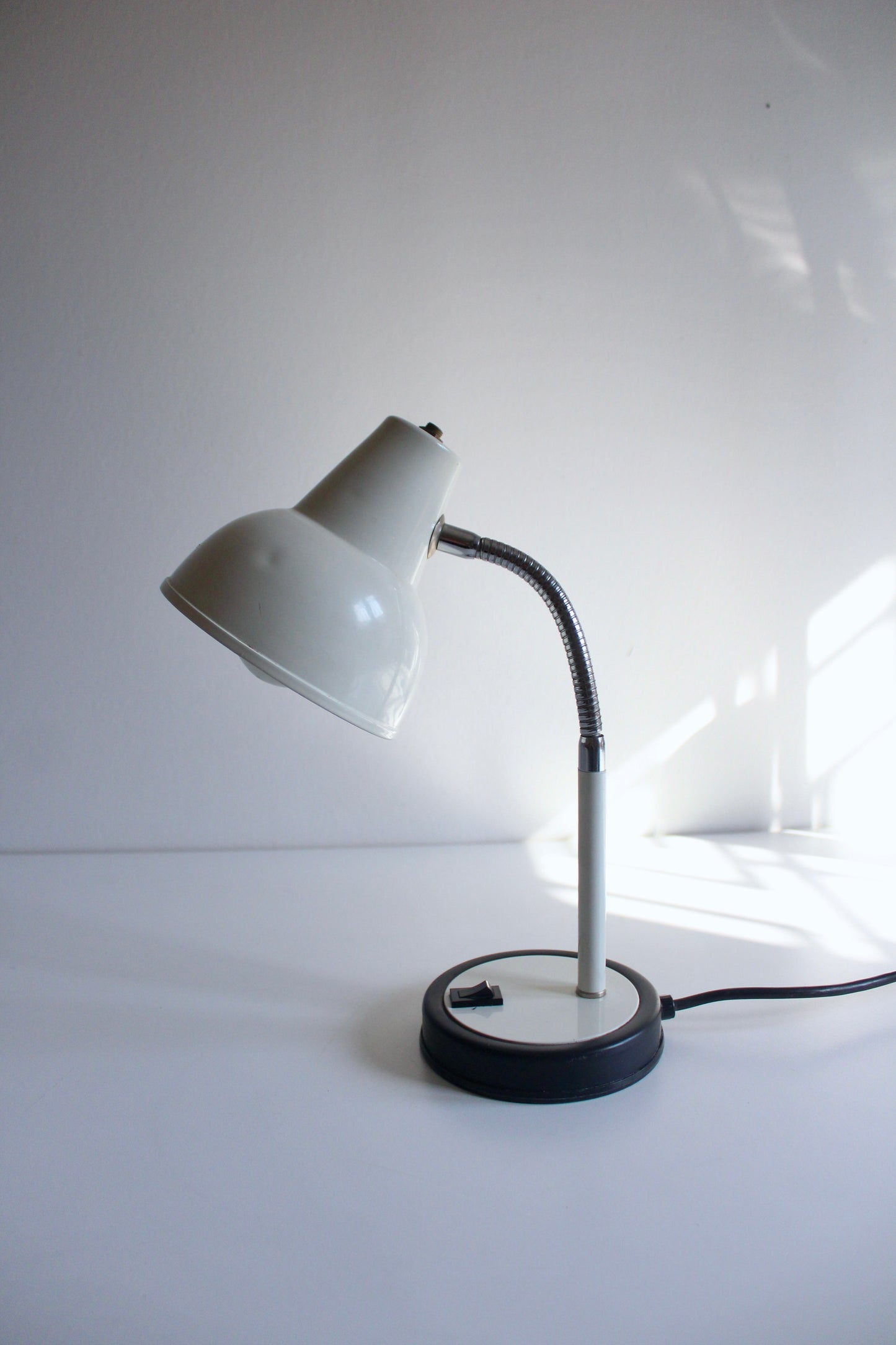 Vintage Italian BHS Gooseneck Desk Lamp, c. 1980s