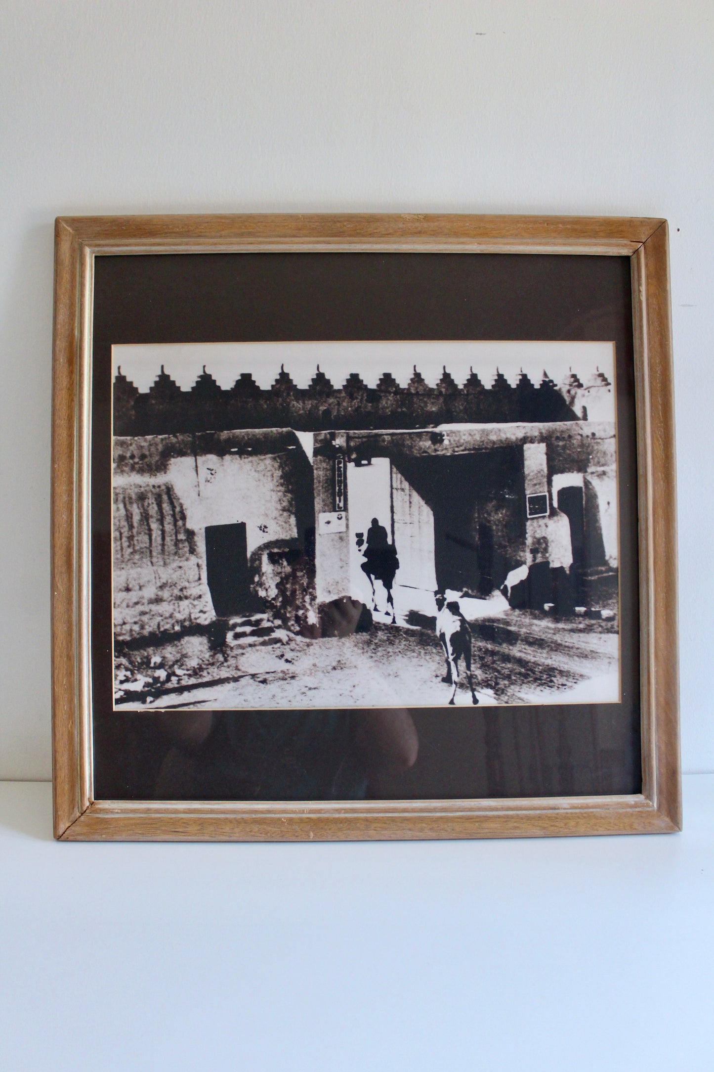 Vintage Old Kuwait City Wall Gate Photograph – Al Muthanna Complex Provenance