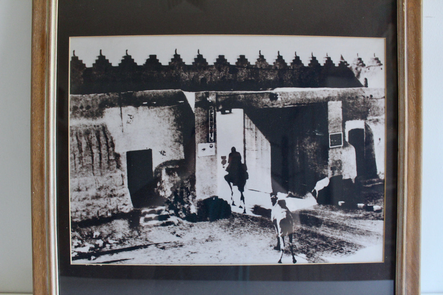 Vintage Old Kuwait City Wall Gate Photograph – Al Muthanna Complex Provenance