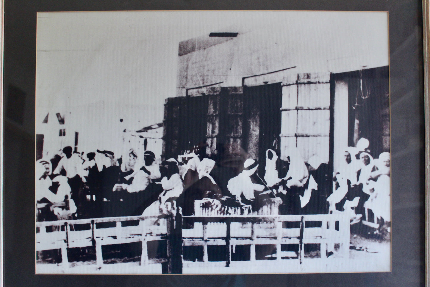 Vintage Souq Al-Mubarakiya Tea Scene – Al Muthanna Complex Provenance